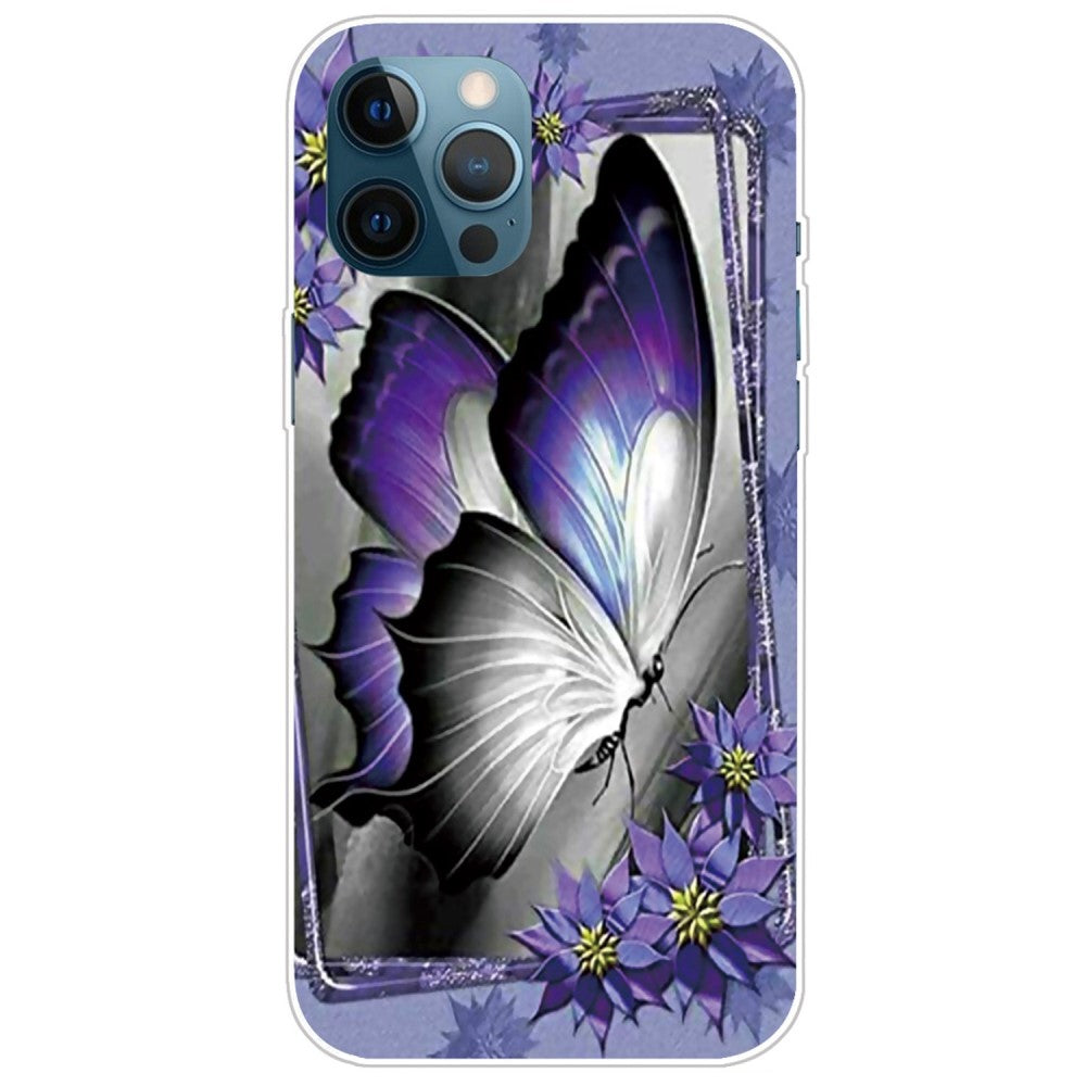 Deco iPhone 14 Pro case - Purple Butterfly