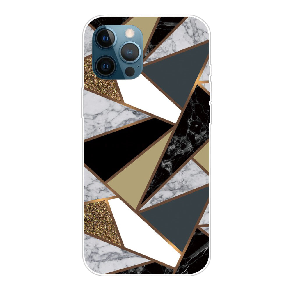 Marble iPhone 14 Pro case - Earthly Marble Fragments