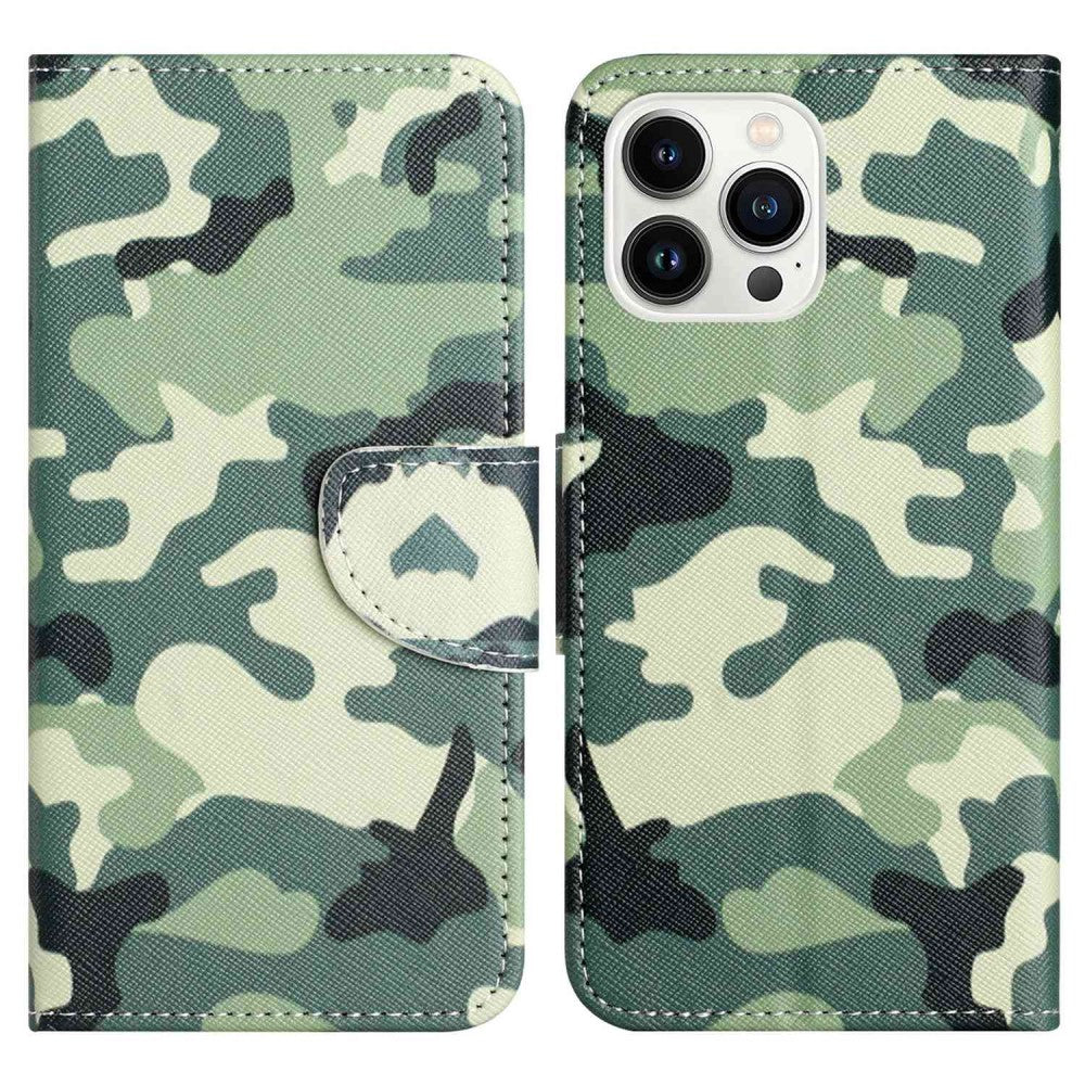 Wonderland iPhone 14 Pro flip case - Camouflage