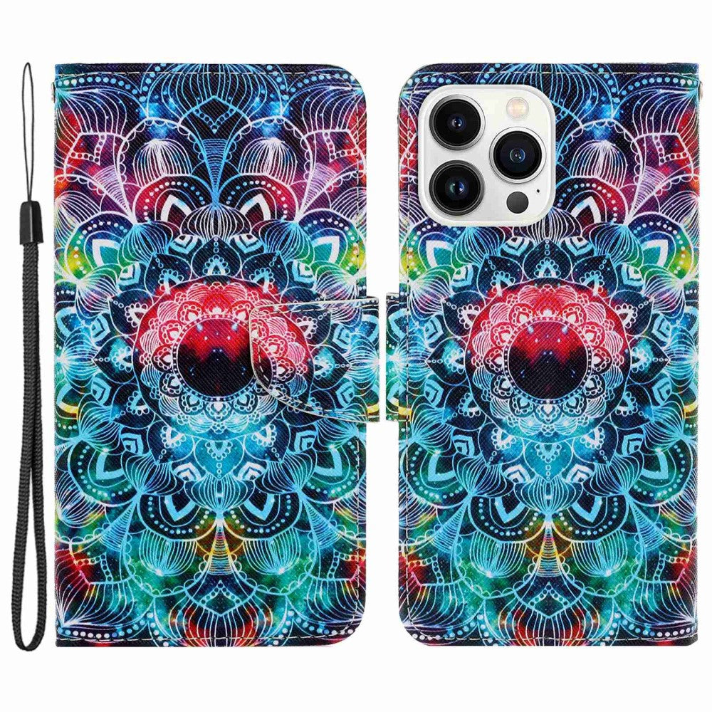 Wonderland iPhone 14 Pro flip case - Mandala