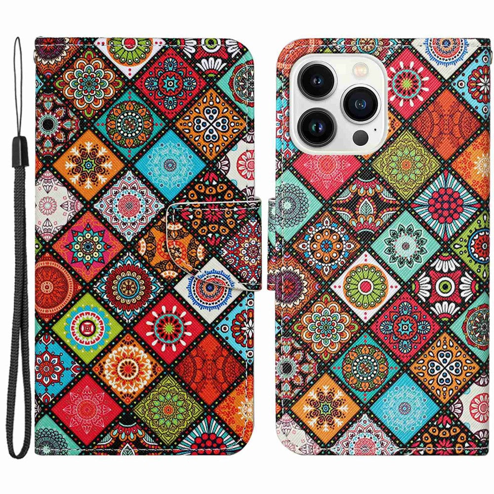 Wonderland iPhone 14 Pro flip case - Ethnic Style