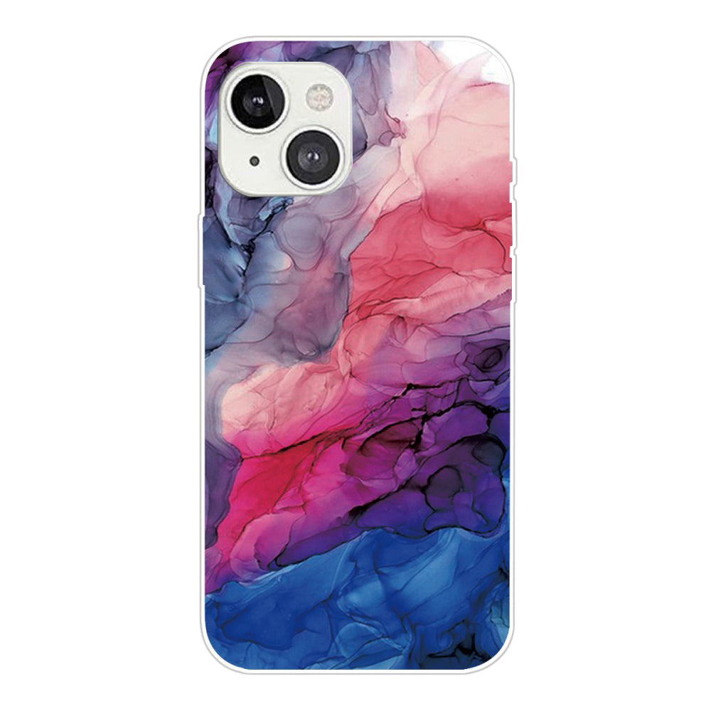 Marble iPhone 14 case - Aqueous Vibrant Pattern