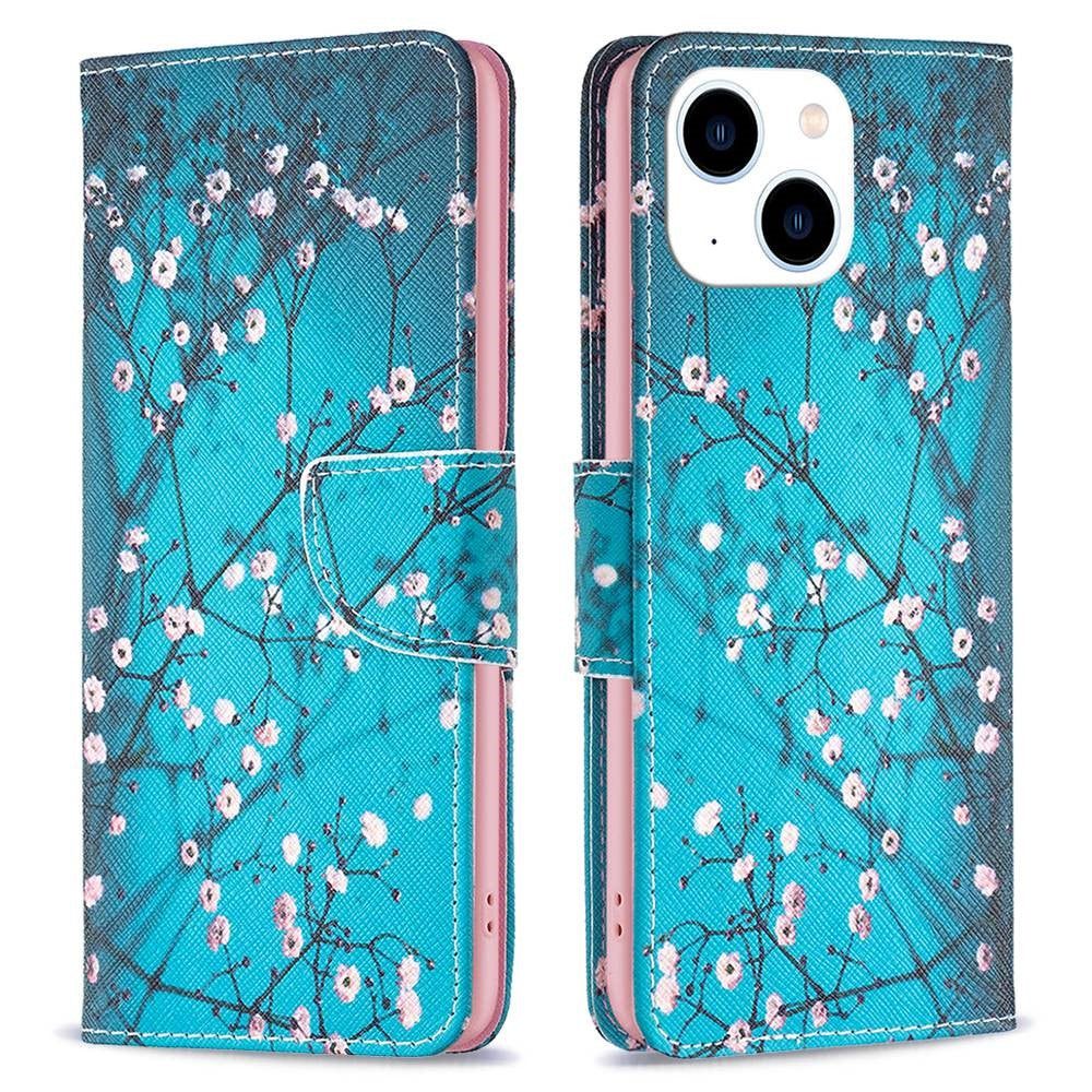 Wonderland iPhone 14 flip case - Plum Blossom