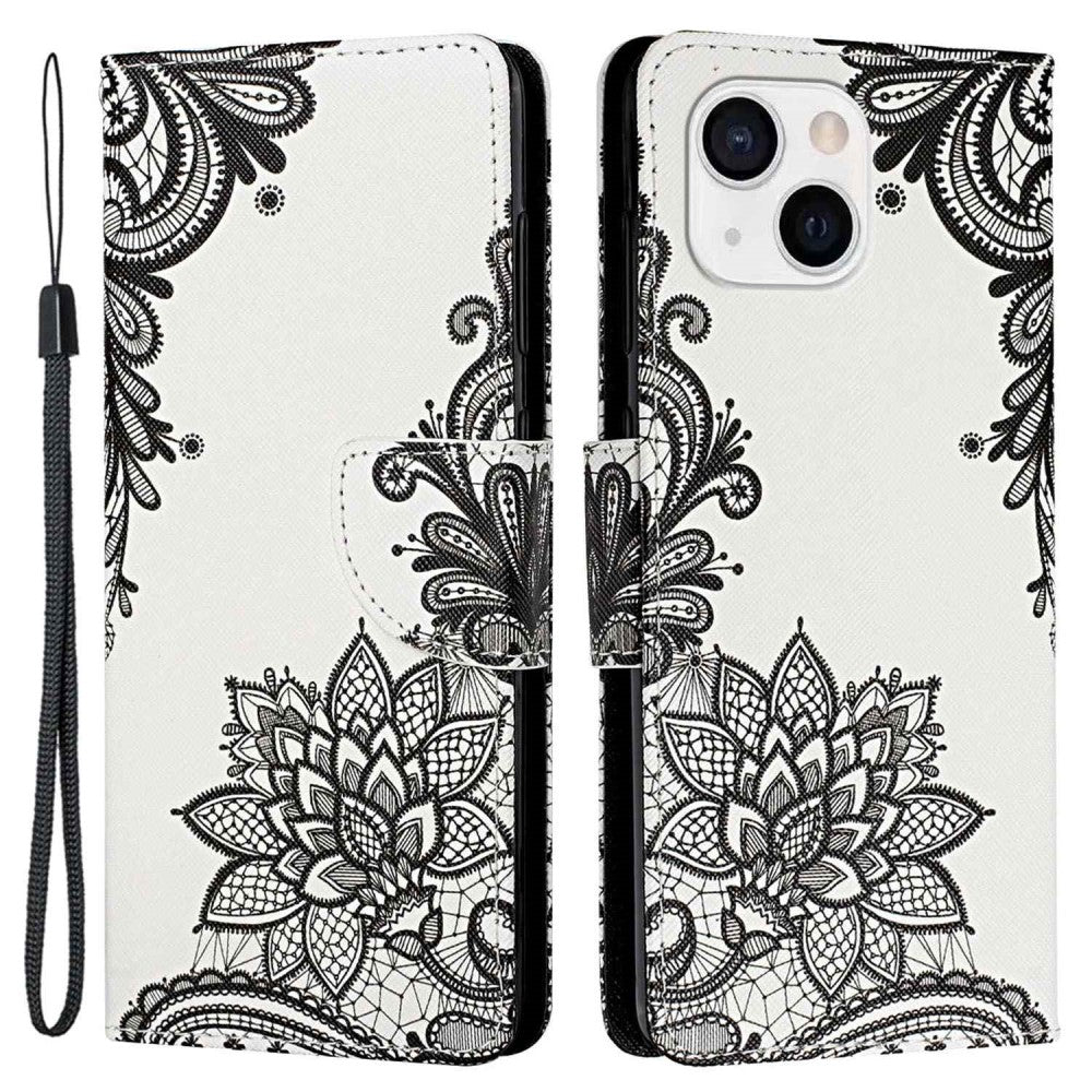 Wonderland iPhone 14 flip case - Lace Flower