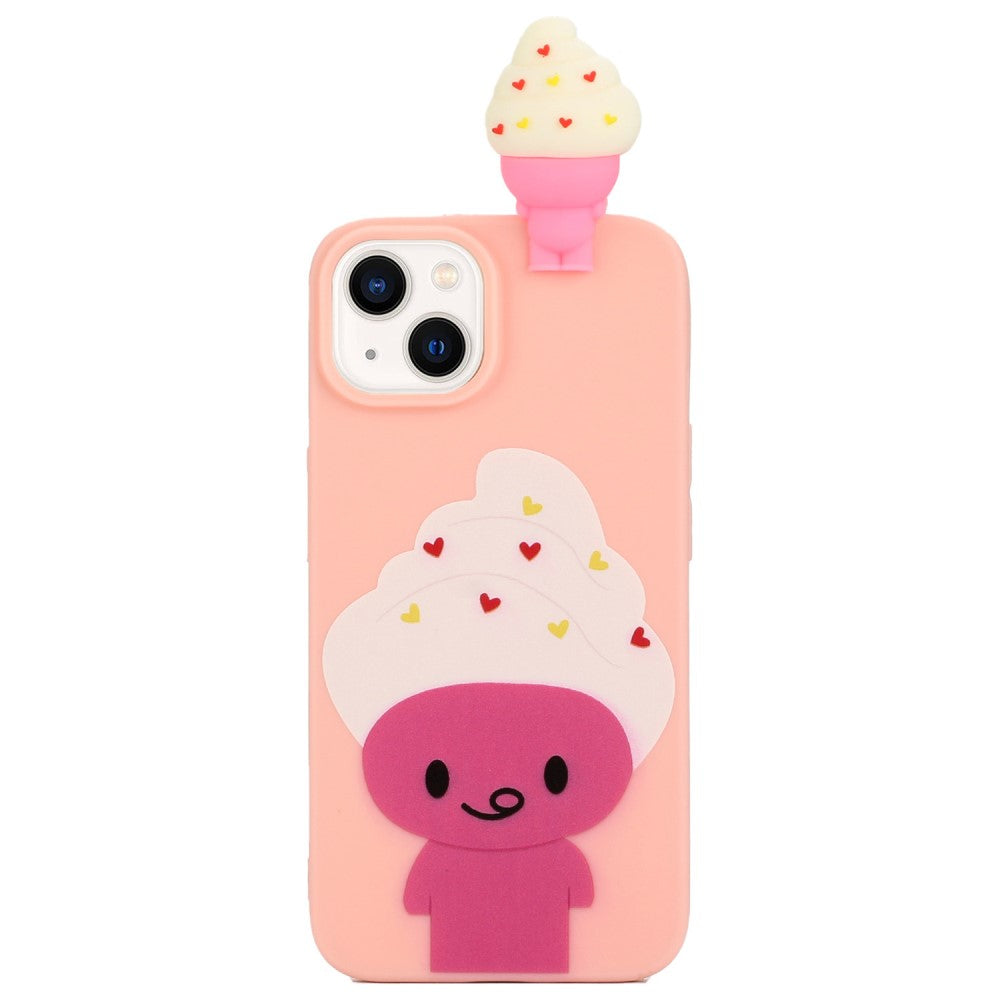 Cute 3D iPhone 14 Plus case - Ice Cream