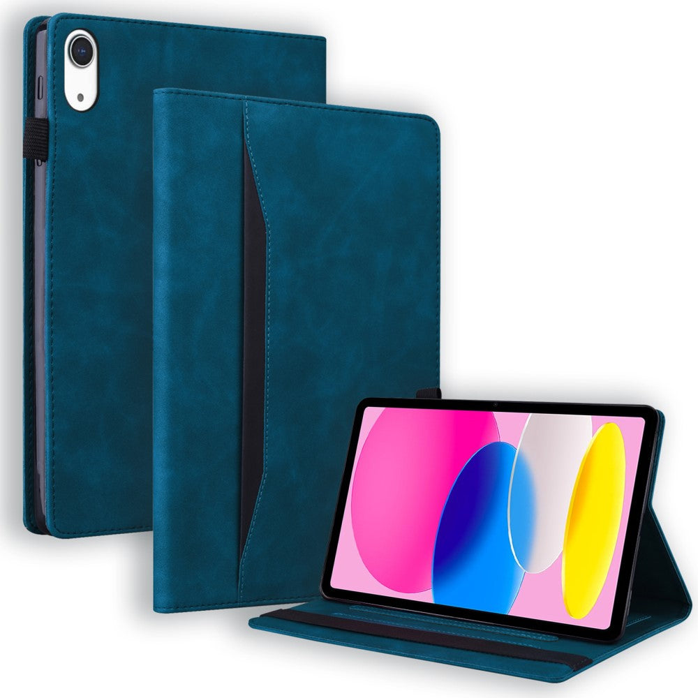 iPad 10.9 (2022) business folio leather case - Blue