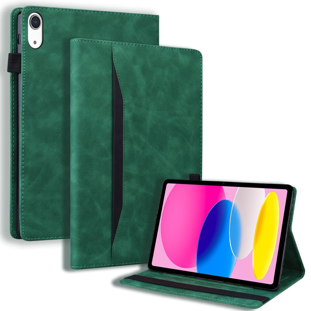 iPad 10.9 (2022) business folio leather case - Green
