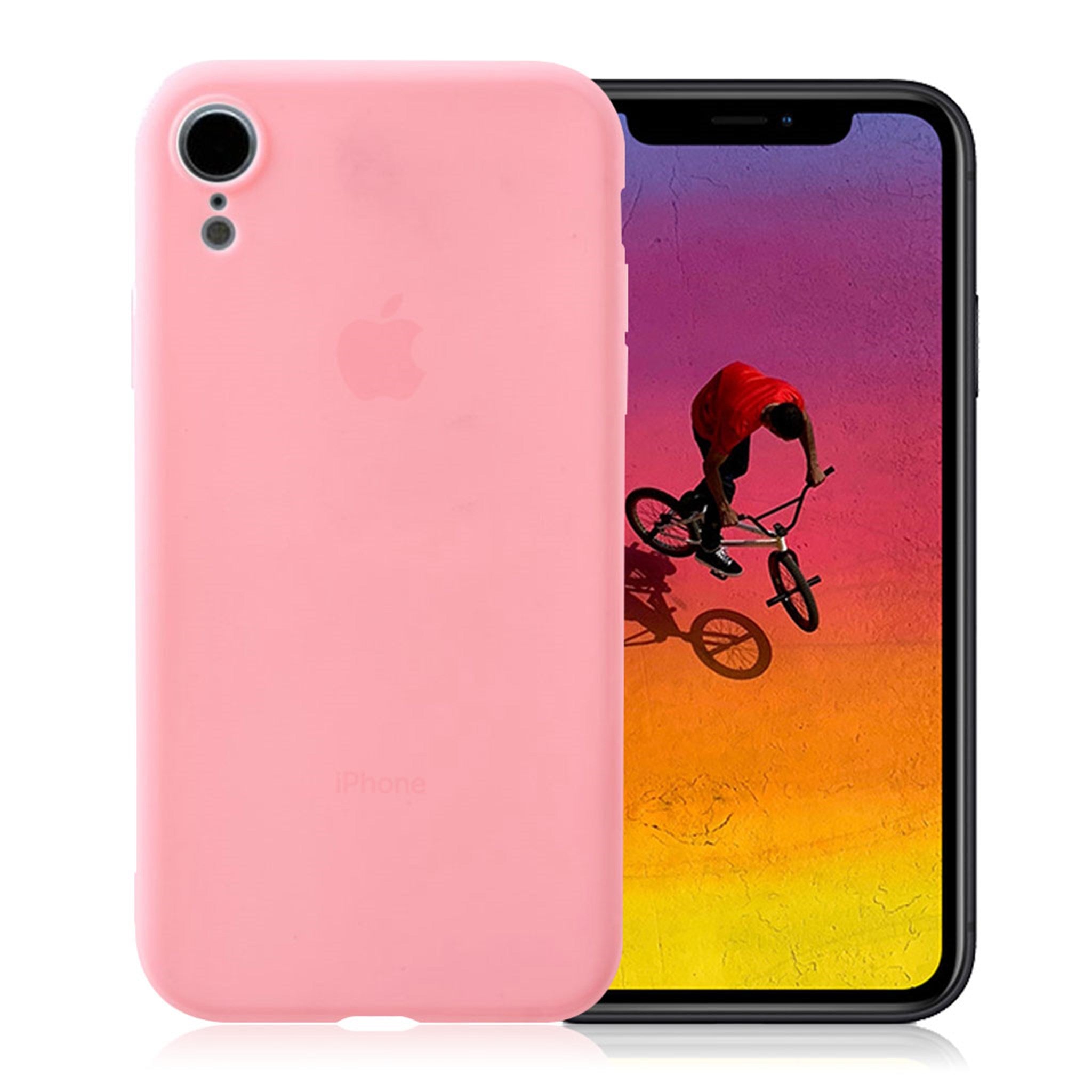 iPhone Xr anti-fingerprint matte case - Pink