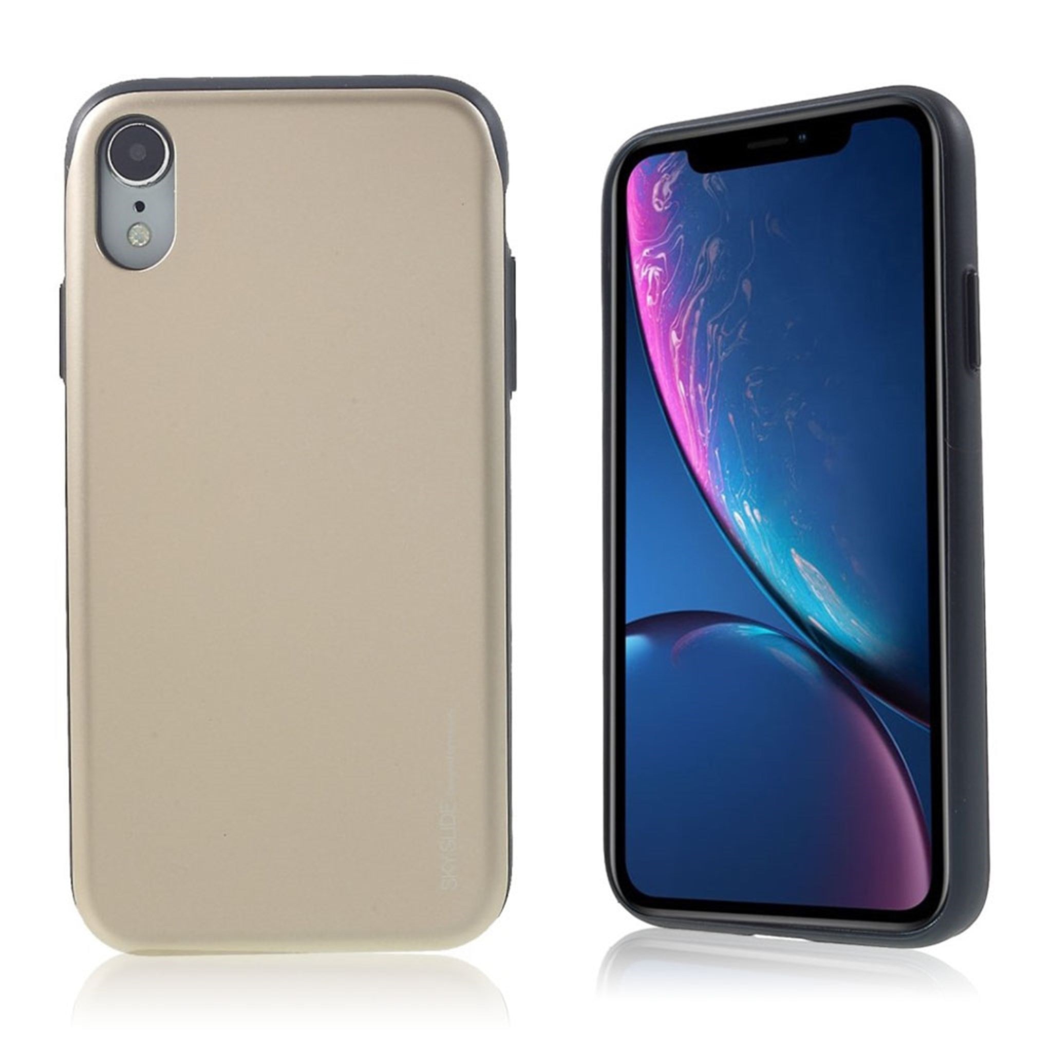 MERCURY GOOSPERY iPhone Xr sky series hybrid case - Gold