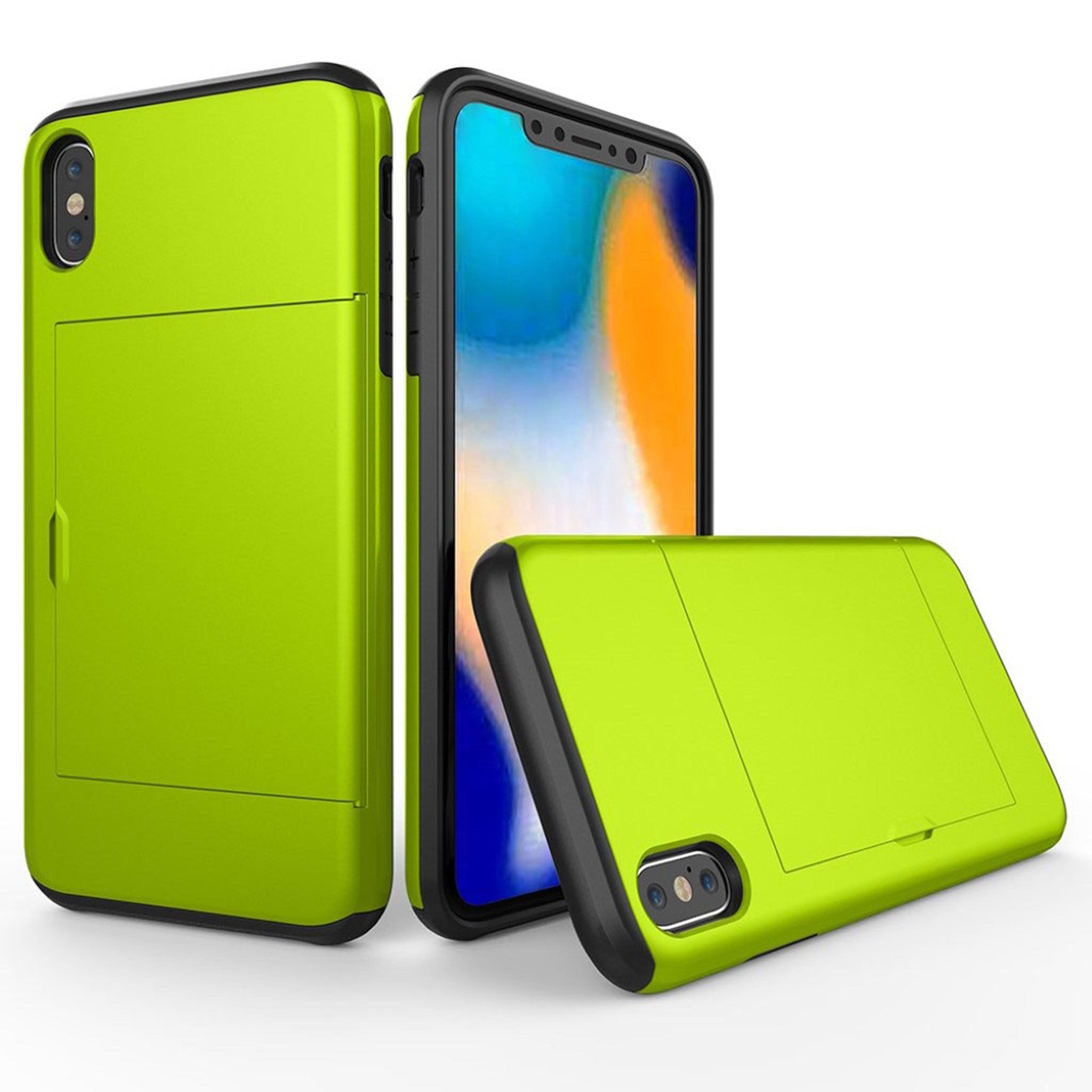 iPhone Xs Max hybrid case - Green