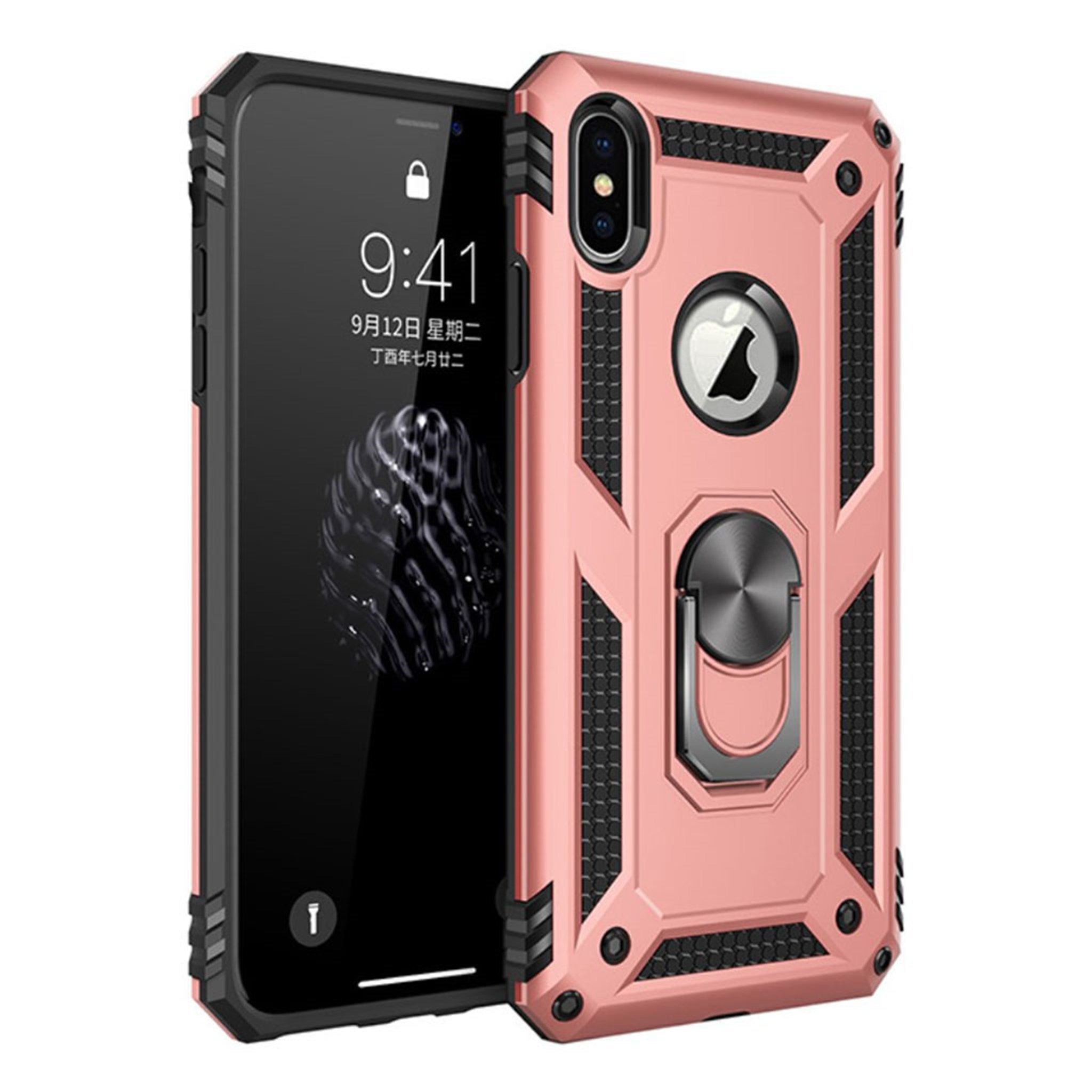 Bofink Combat iPhone XS case - Rose Gold