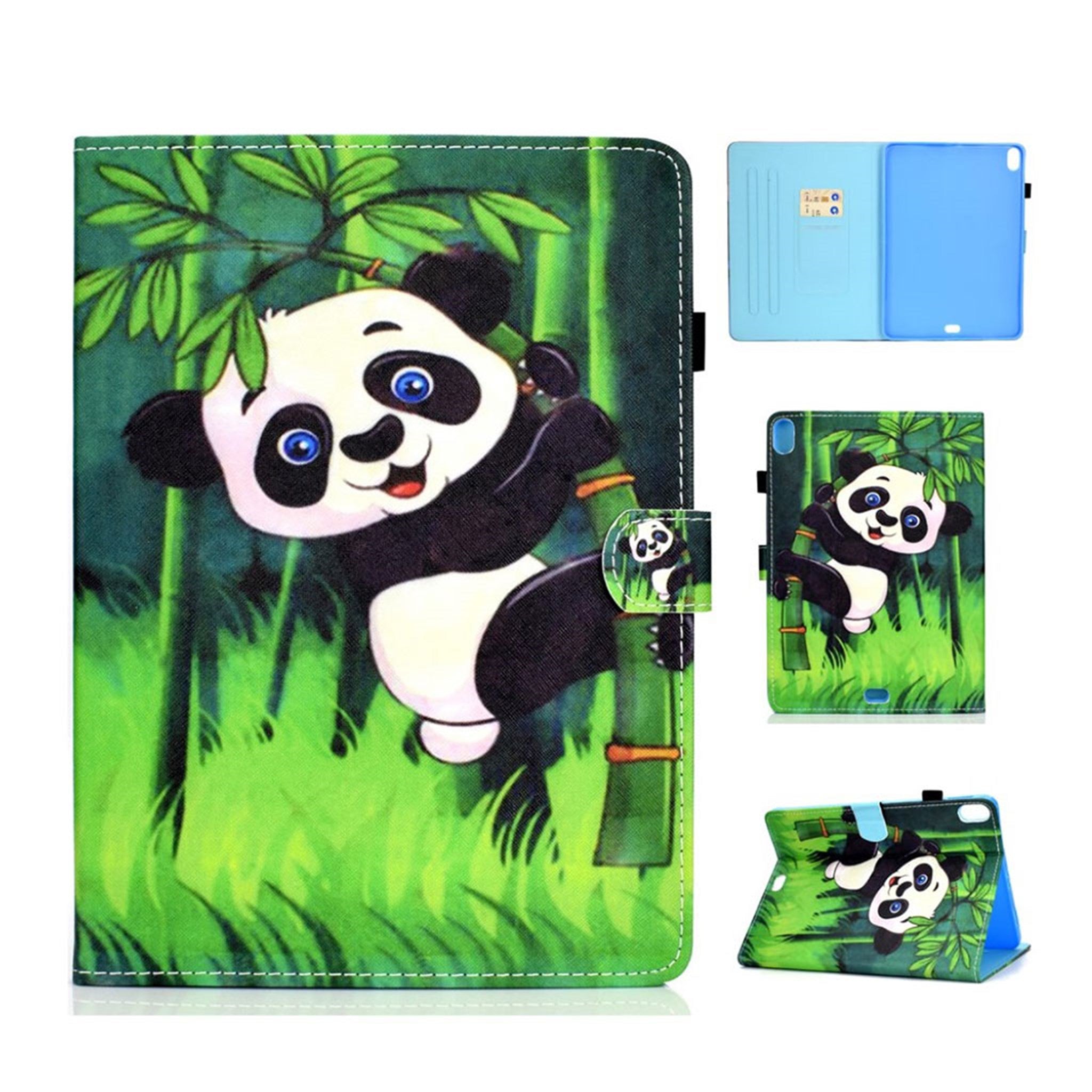 iPad Pro 11 inch (2018) patterned leather flip case - Panda