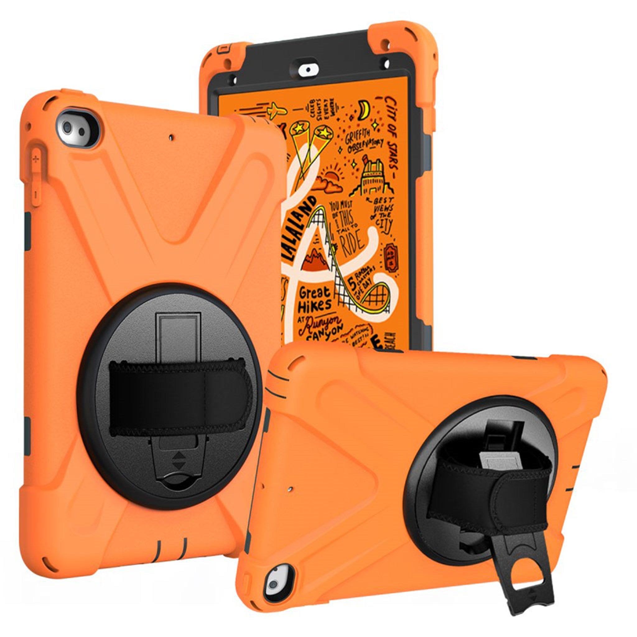 iPad Mini (2019) X-Shape durable hybrid case - Orange