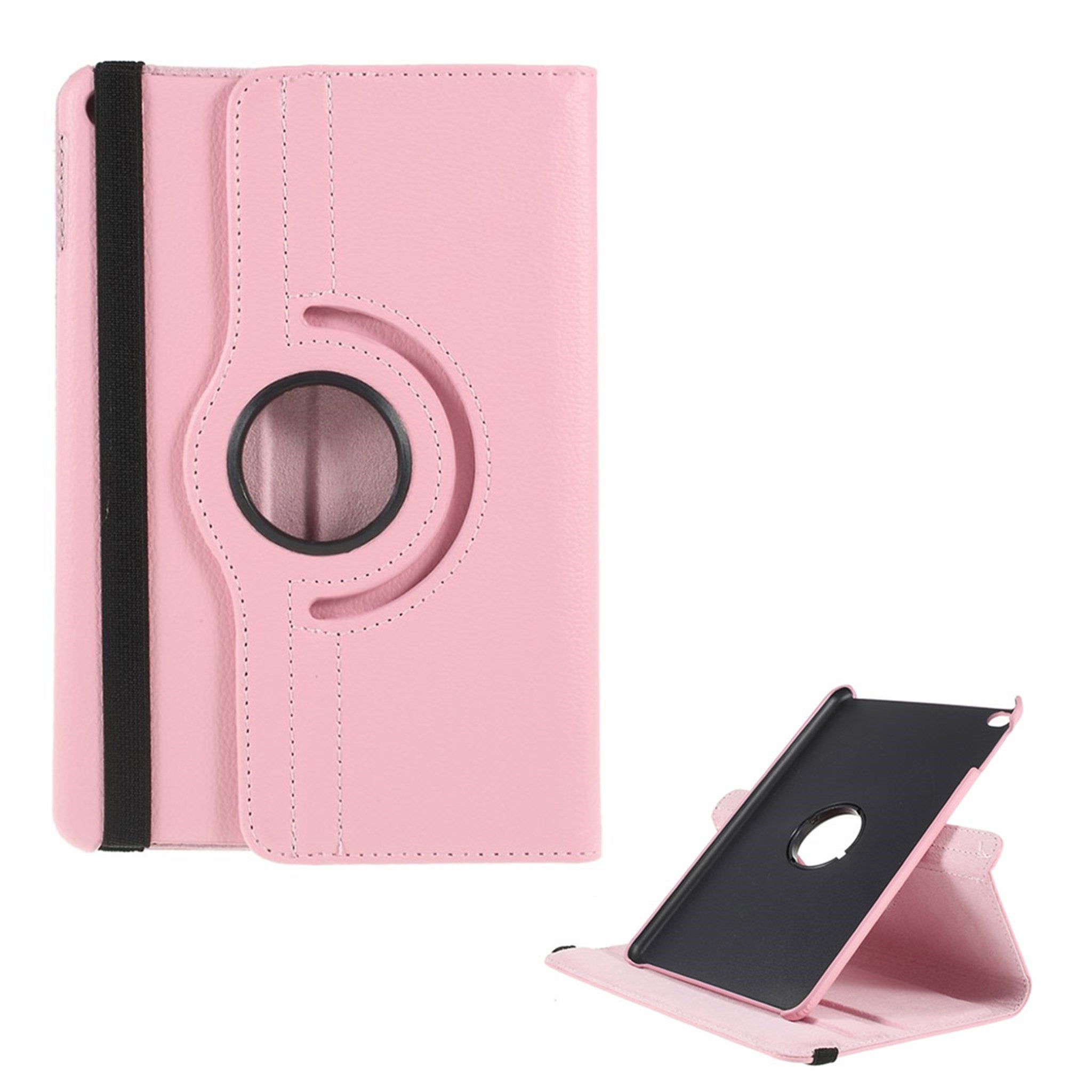 iPad Mini (2019) litchi leather case - Pink