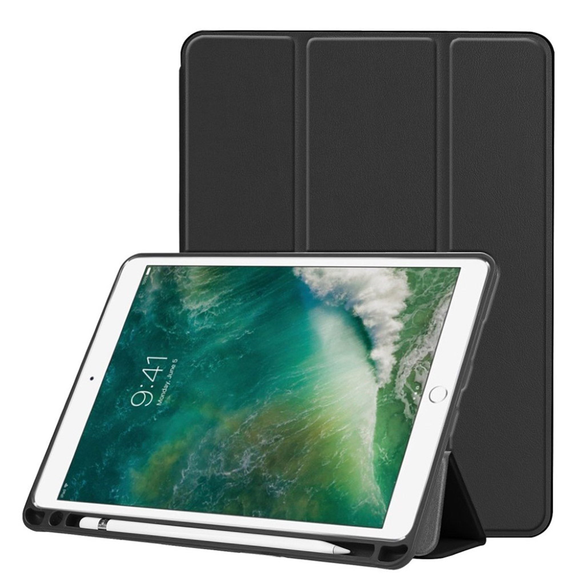 iPad Air (2019) tri-fold leather case - Black