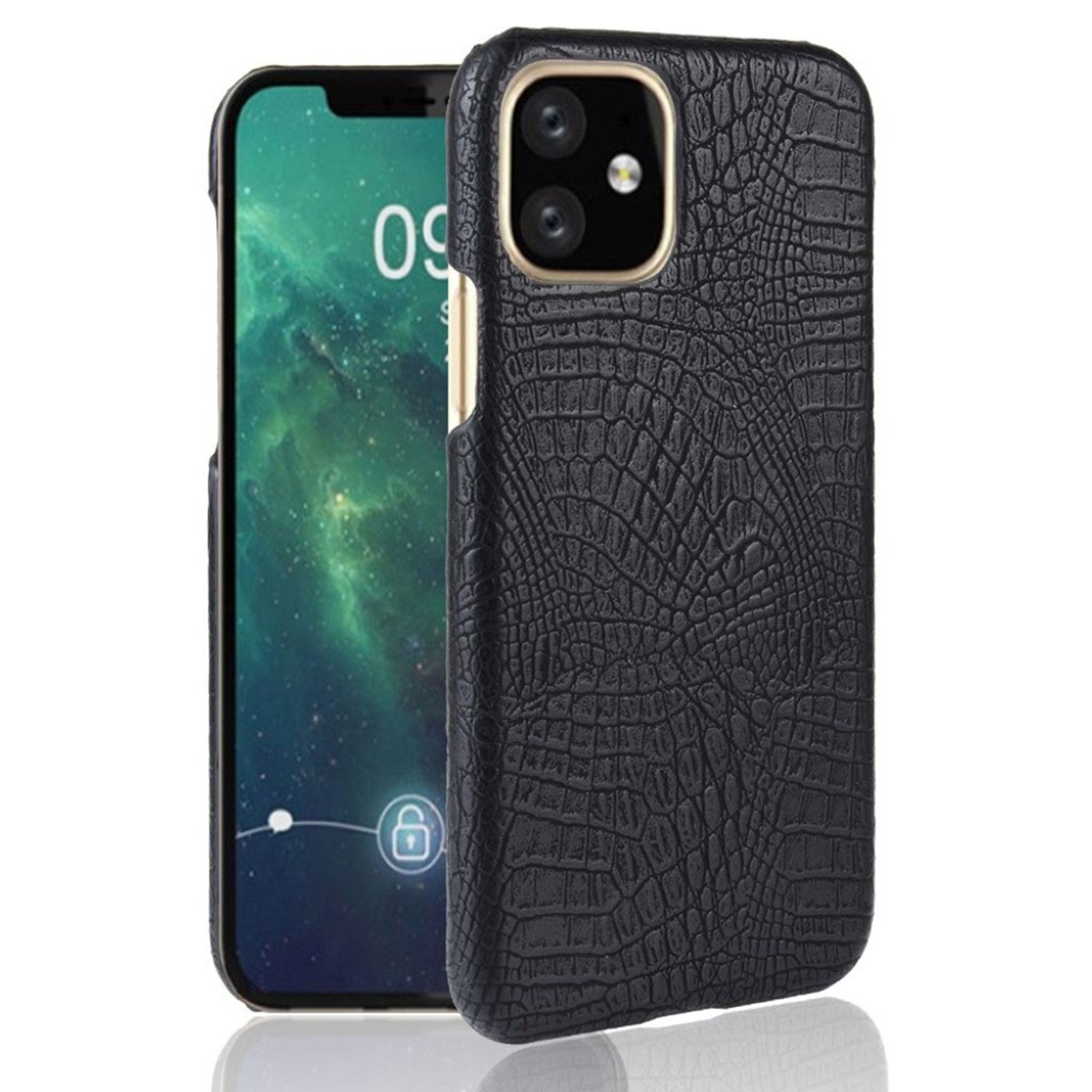 Croco iPhone 11 Pro case - Black