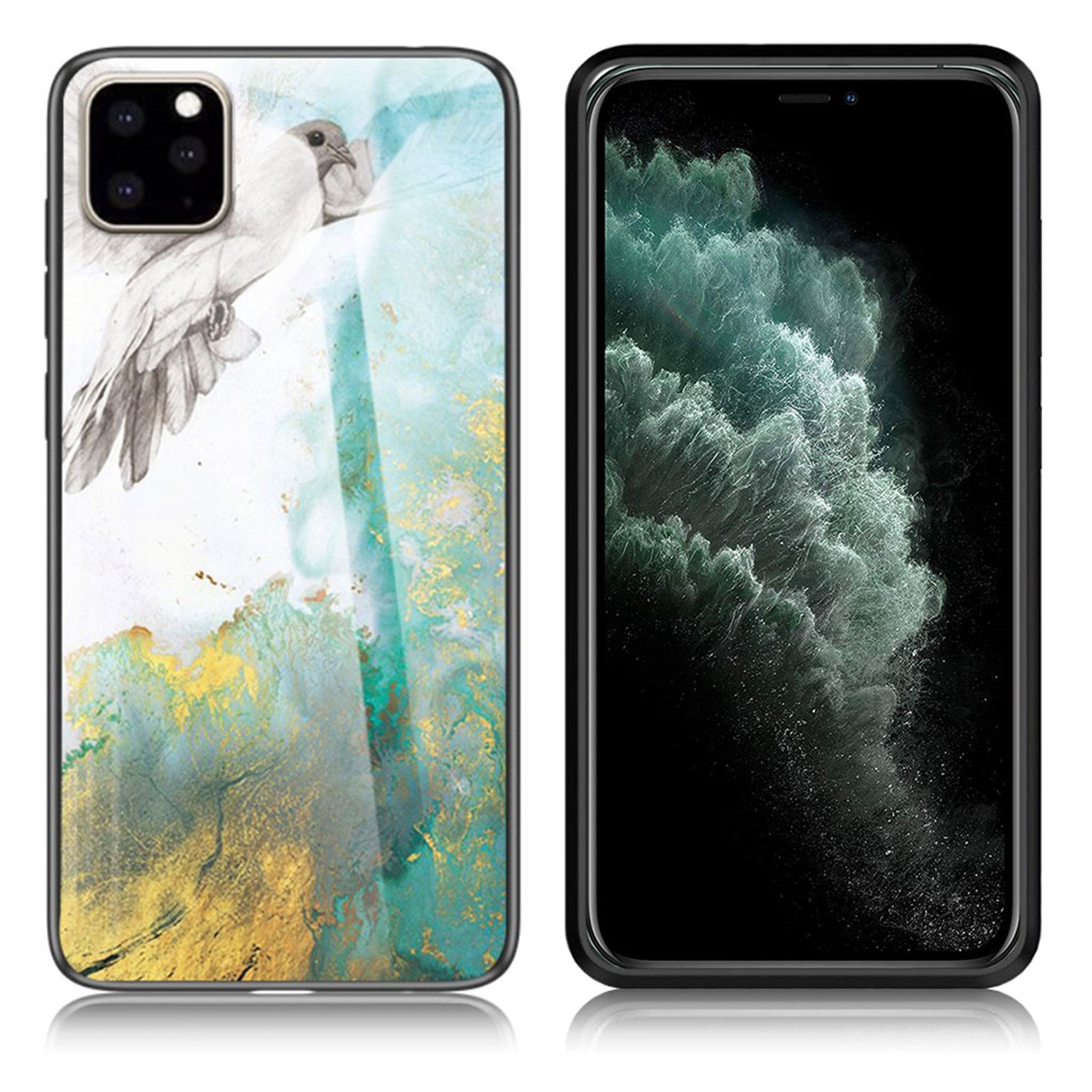 Fantasy Marble iPhone 11 Pro Max cover - Flying Pigeon