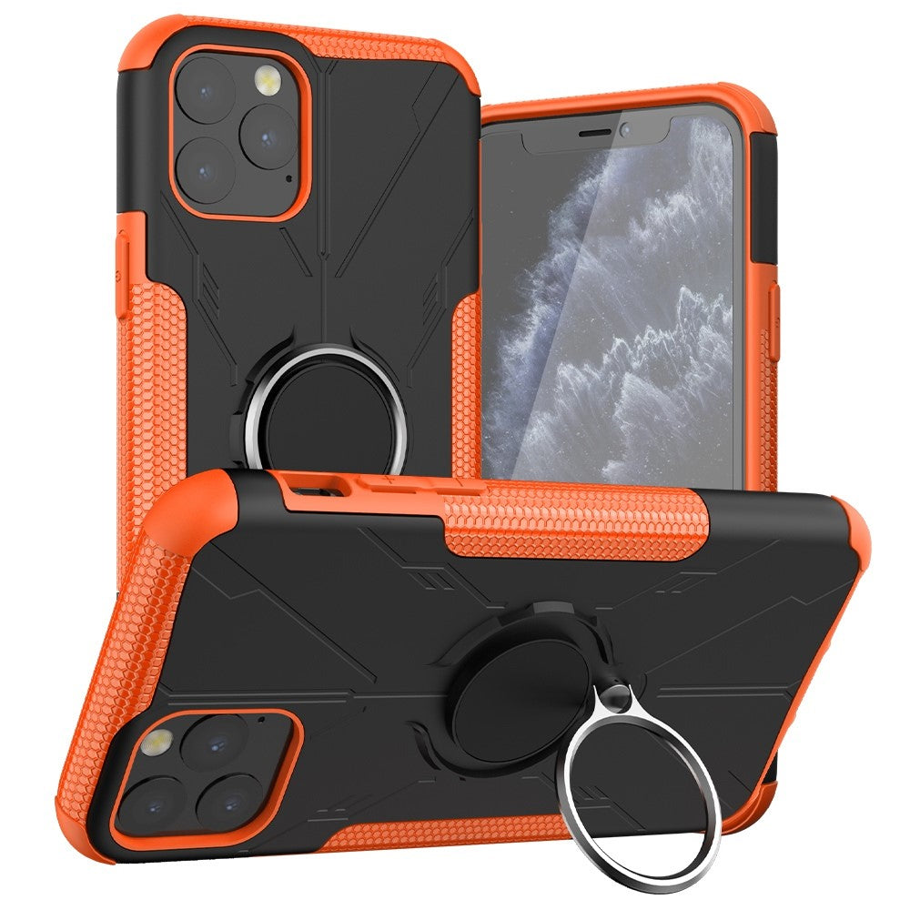 Kickstand cover with magnetic sheet for iPhone 11 Pro Max - Orange