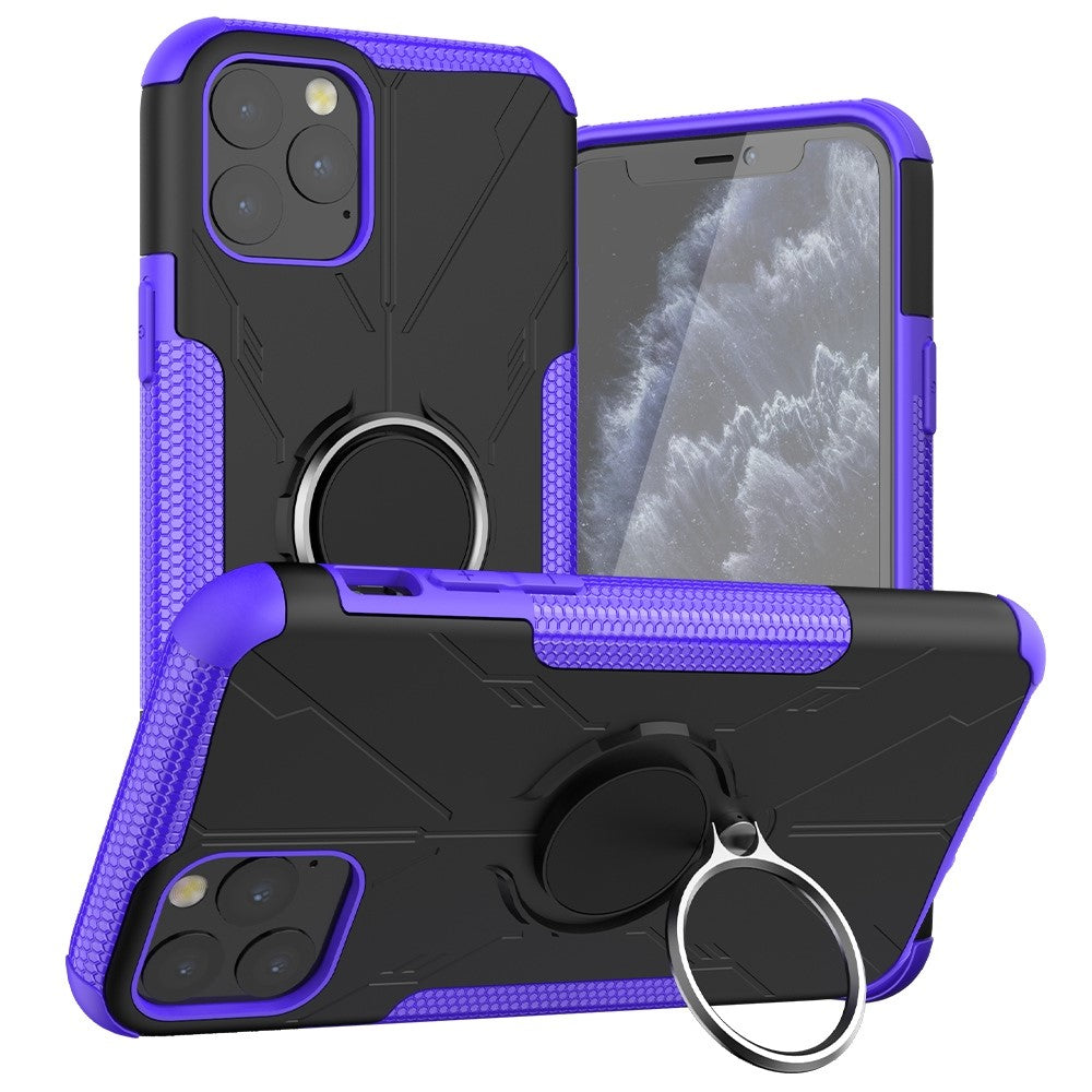 Kickstand cover with magnetic sheet for iPhone 11 Pro Max - Purple