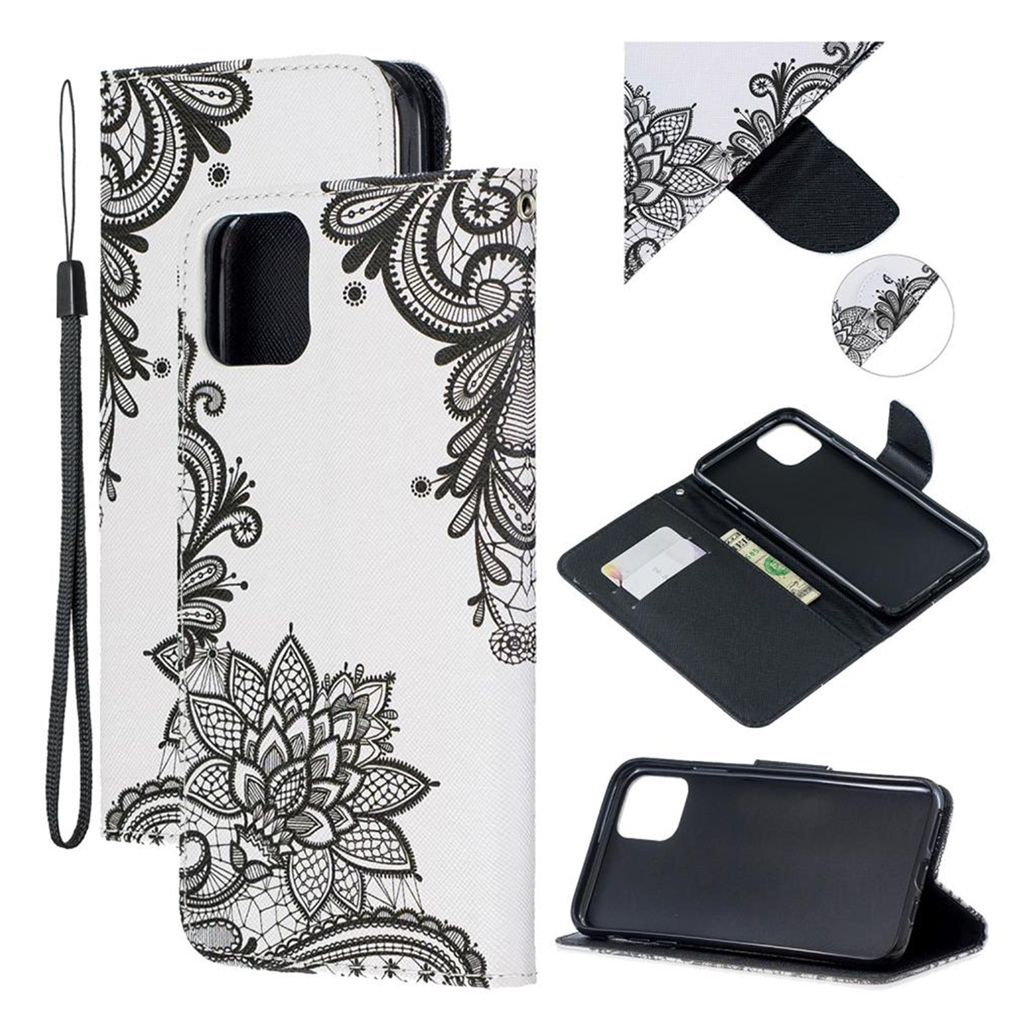 Wonderland iPhone 11 Pro Max flip case - Lace Flower