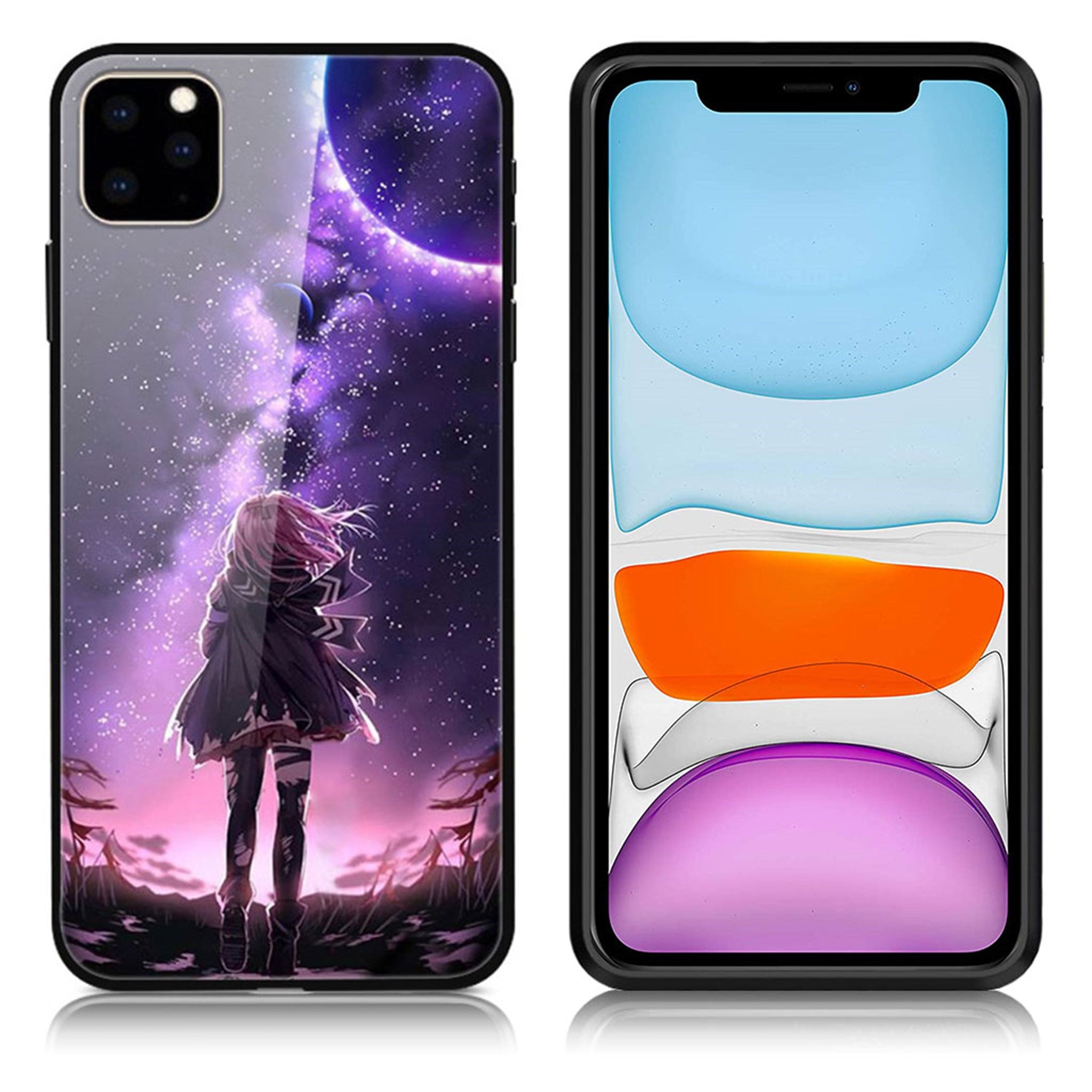 Fantasy iPhone 11 cover - Stars and Girl