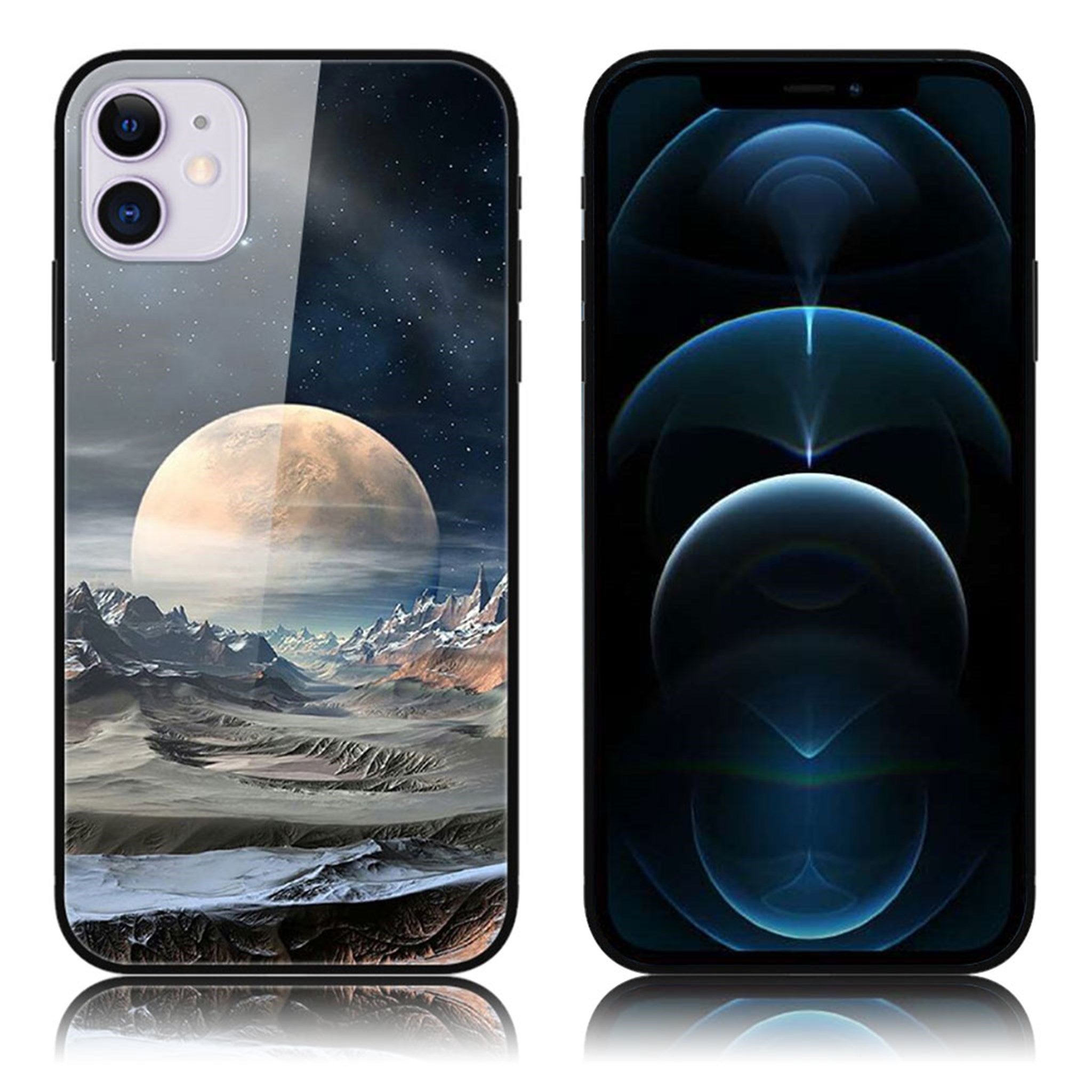 Fantasy iPhone 12 / 12 Pro cover - White Planet