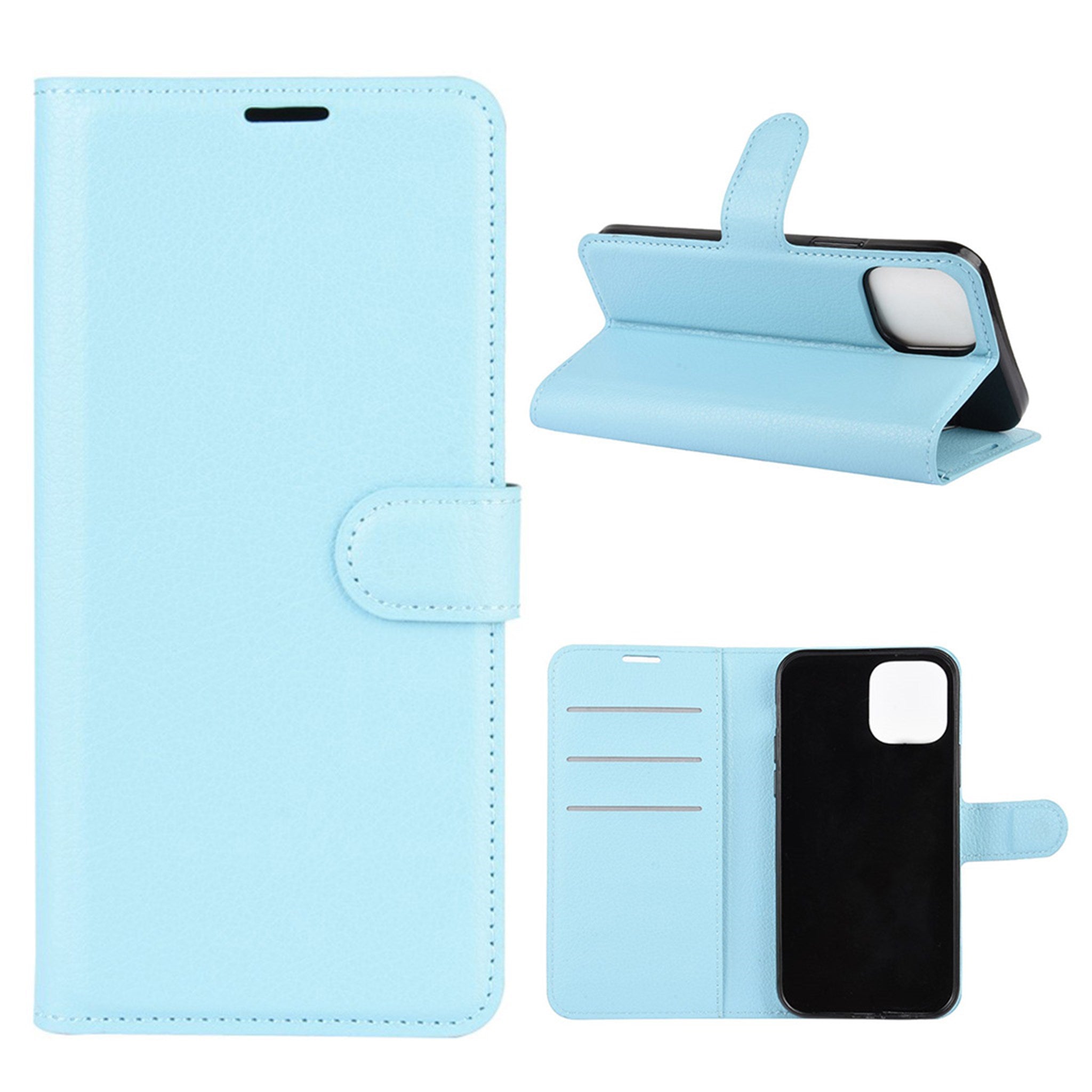 Classic iPhone 12 / 12 Pro flip case - Baby Blue