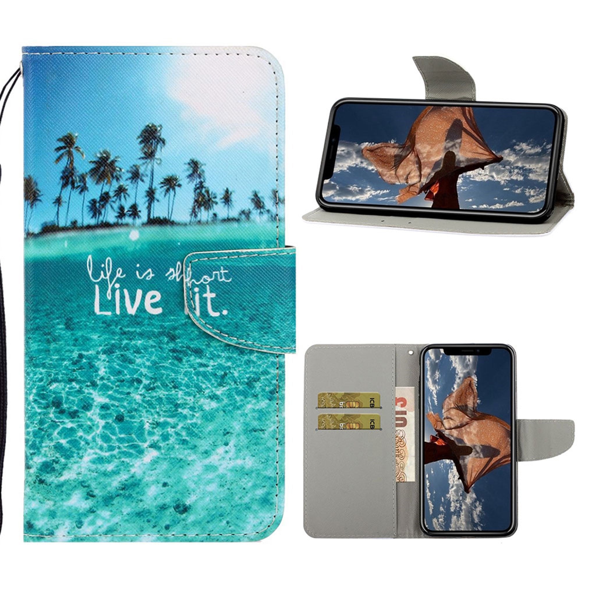 Wonderland iPhone 12 Pro Max flip case - Live It