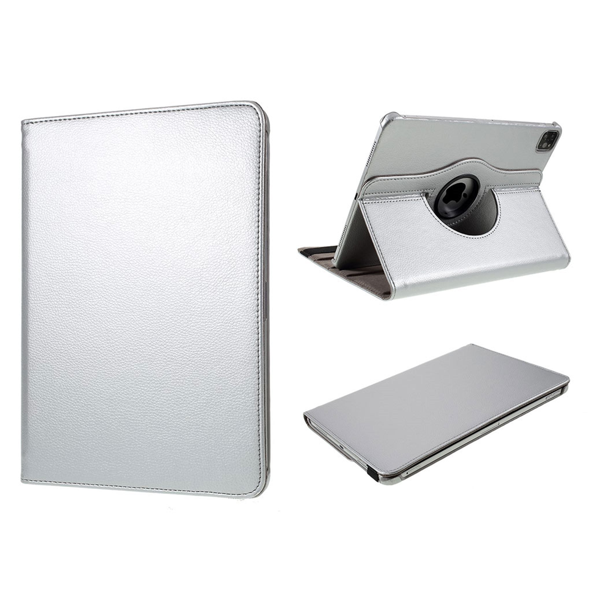iPad Air (2020) 360 degree rotatable leather case - Silver