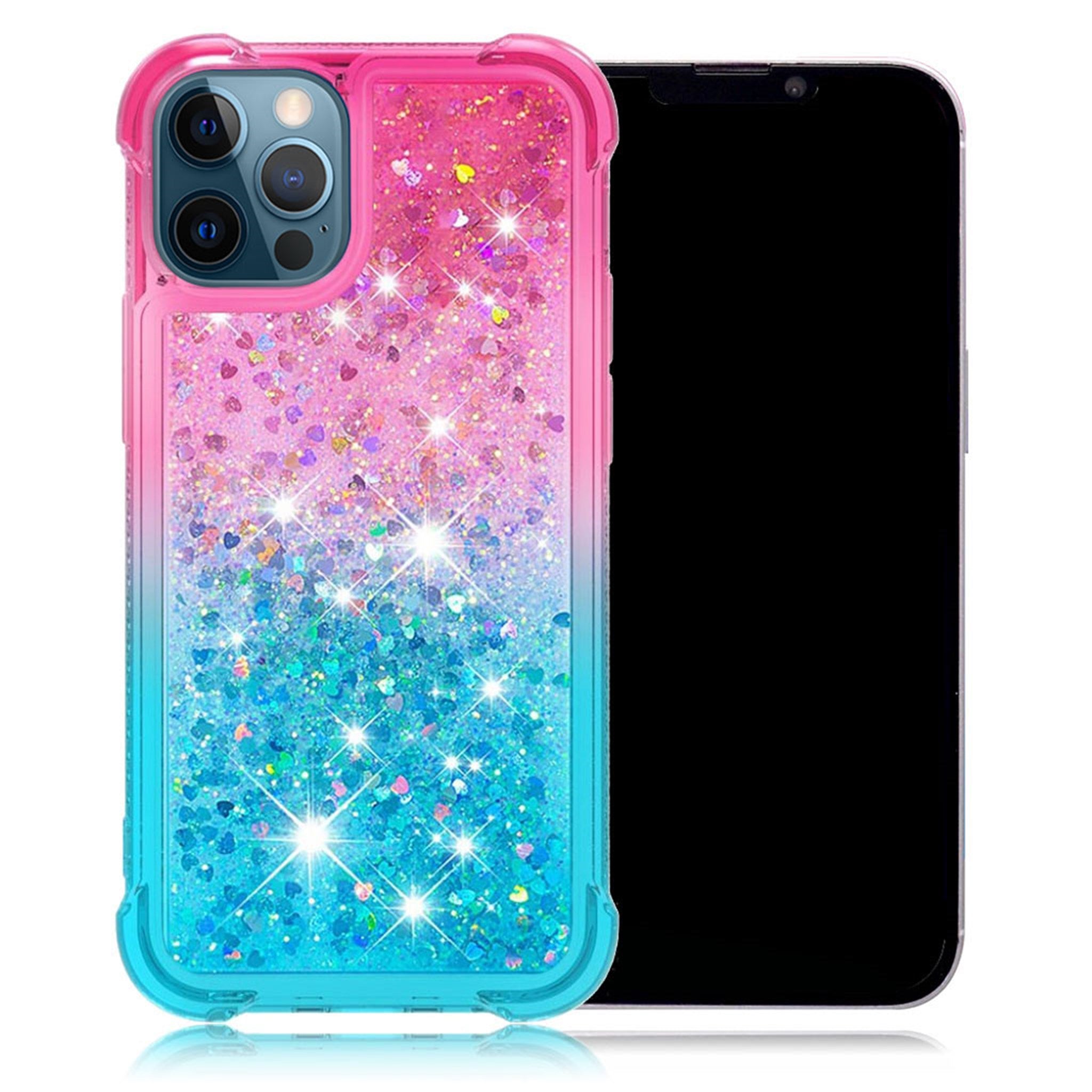 Princess iPhone 13 Pro cover - Pink / Sky blue