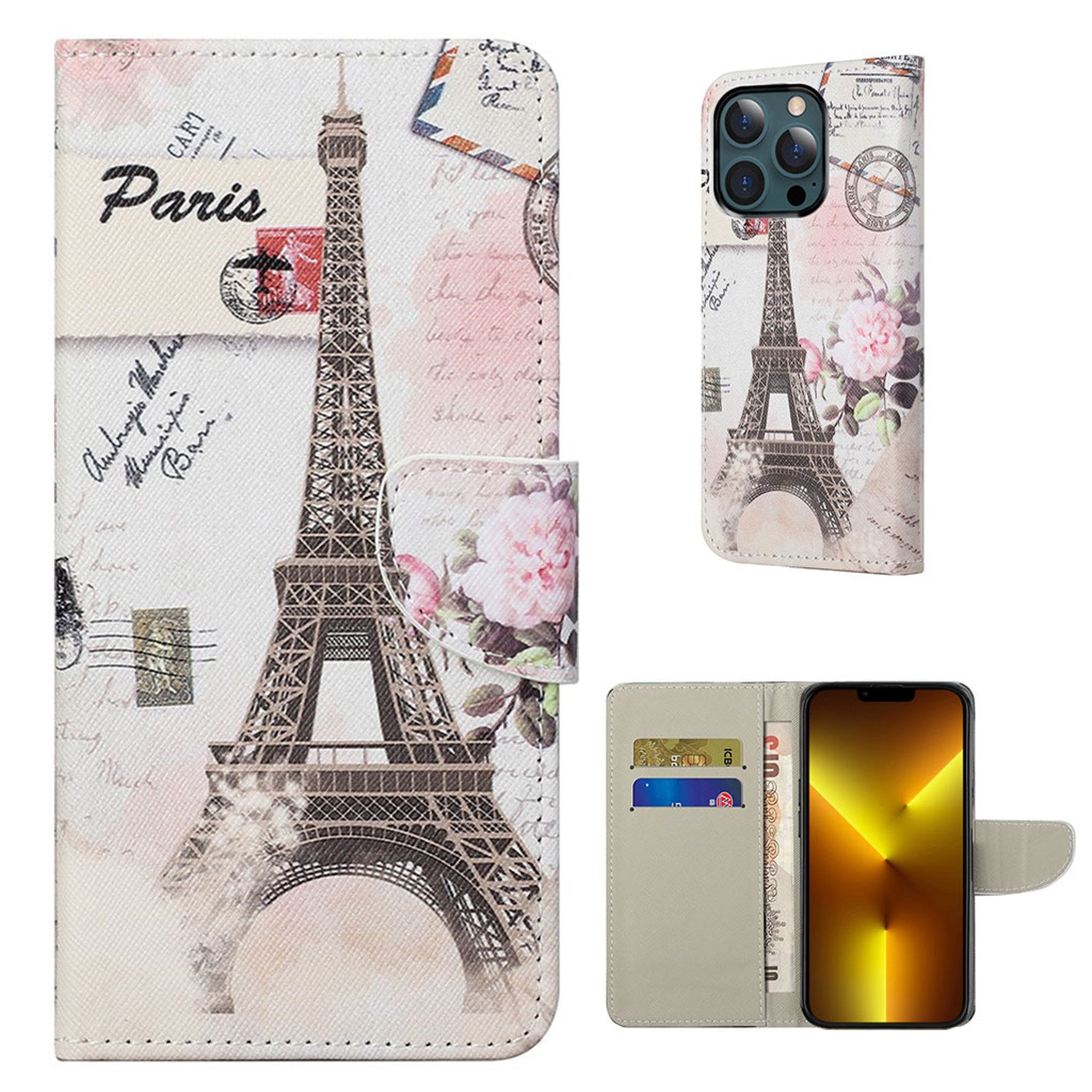 Wonderland iPhone 13 Pro Max flip case - Eiffel Tower