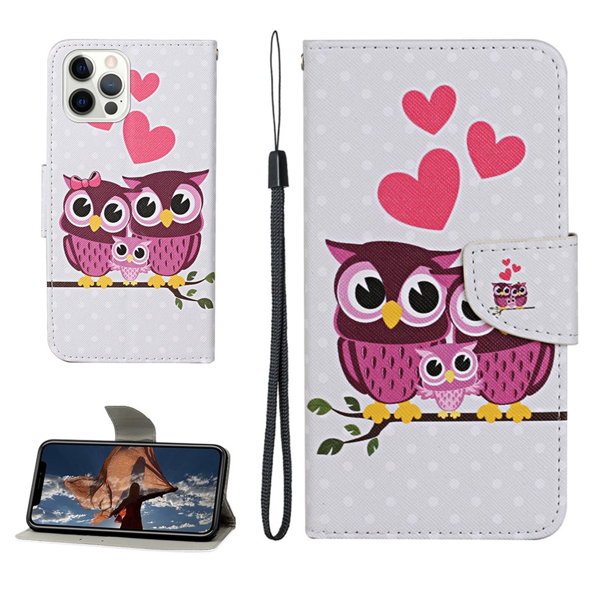 Wonderland iPhone 13 Pro Max flip case - Owl