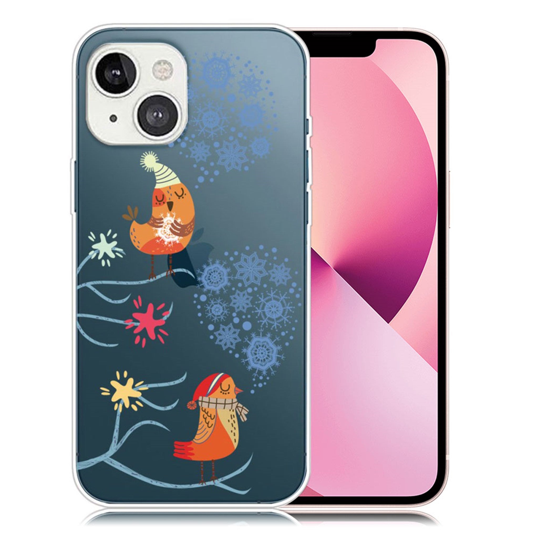 Christmas iPhone 13 Mini case - Birds