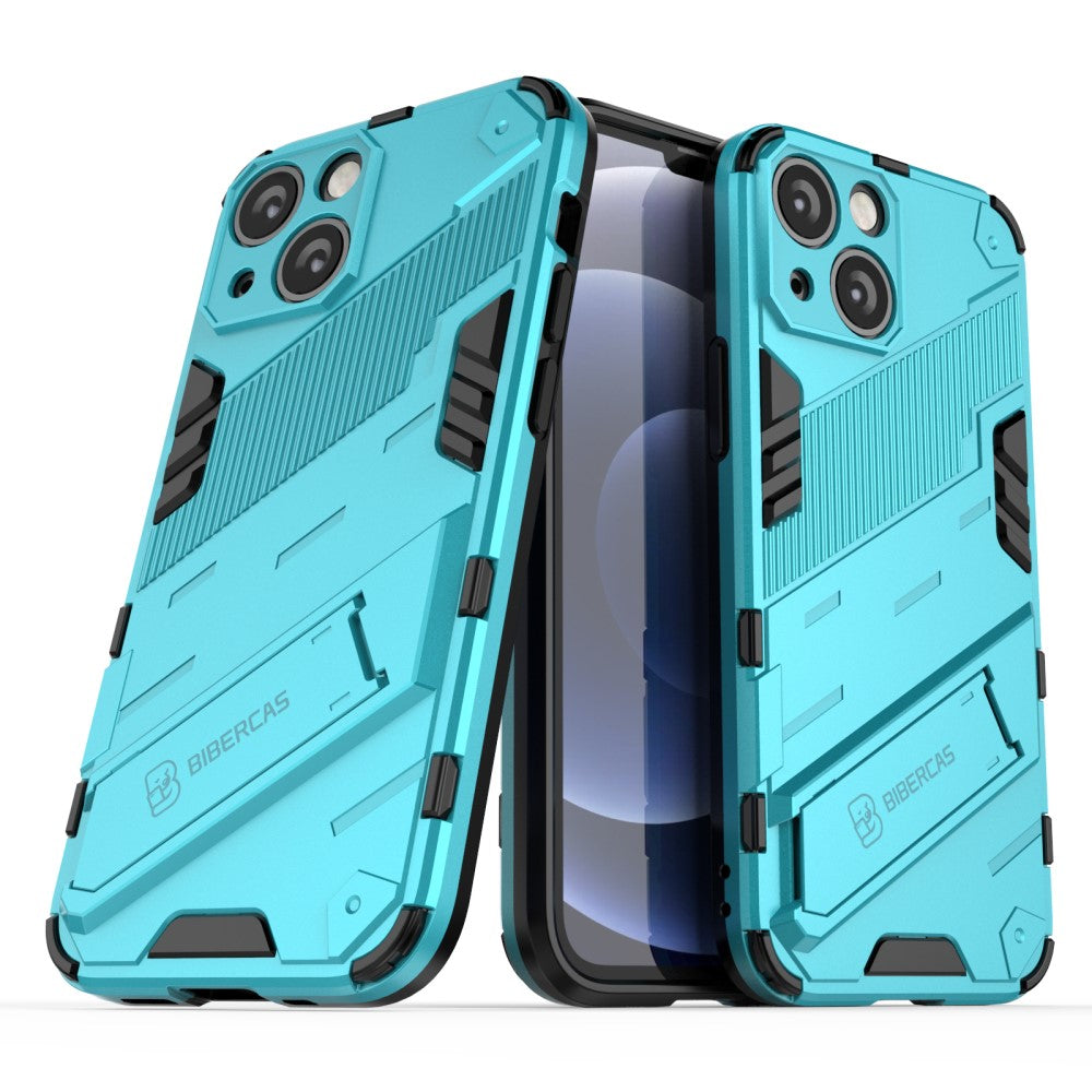 Shockproof hybrid cover with a modern touch for iPhone 13 Mini - Baby Blue