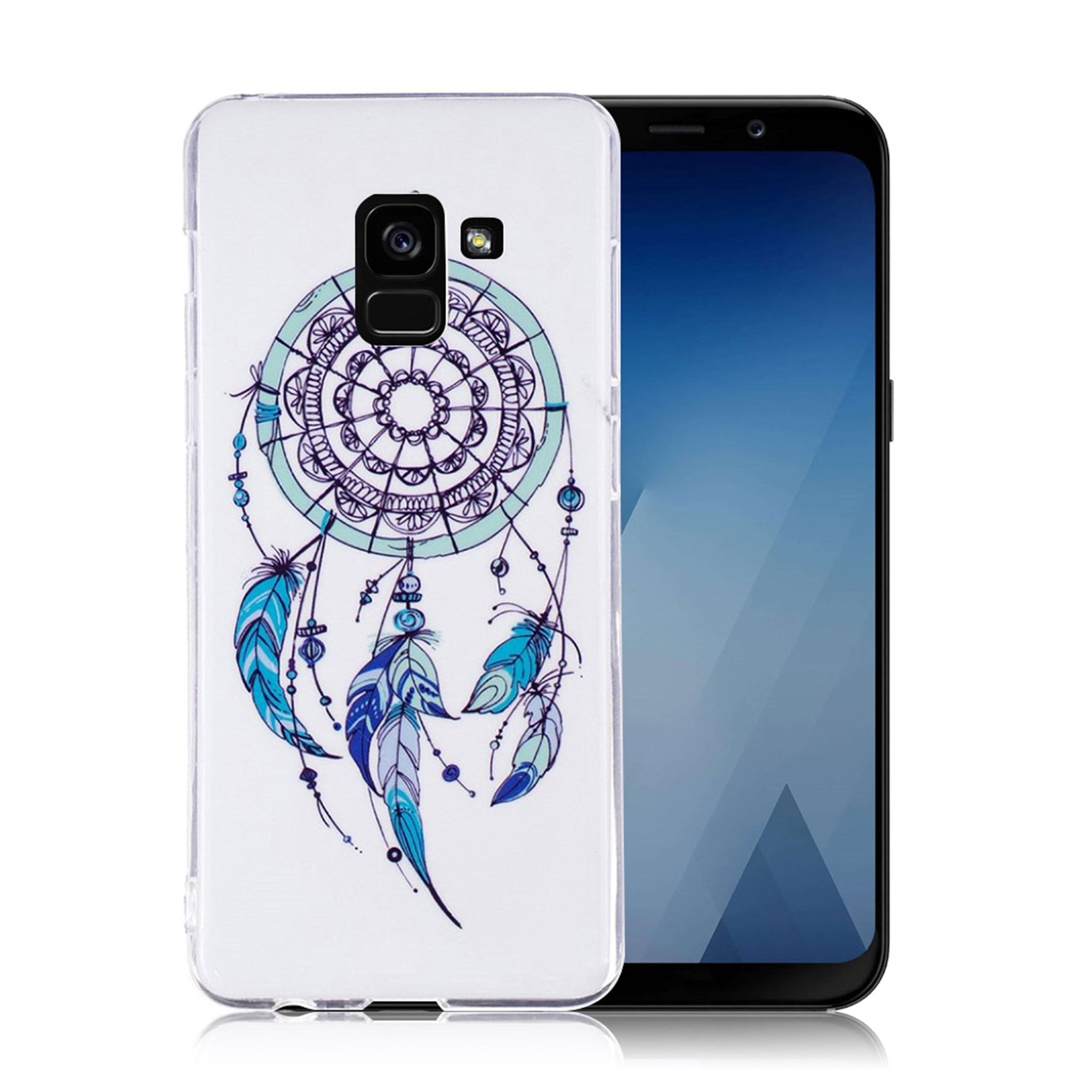 Samsung Galaxy A8 (2018) luminous glow pattern TPU case - Dream Catcher
