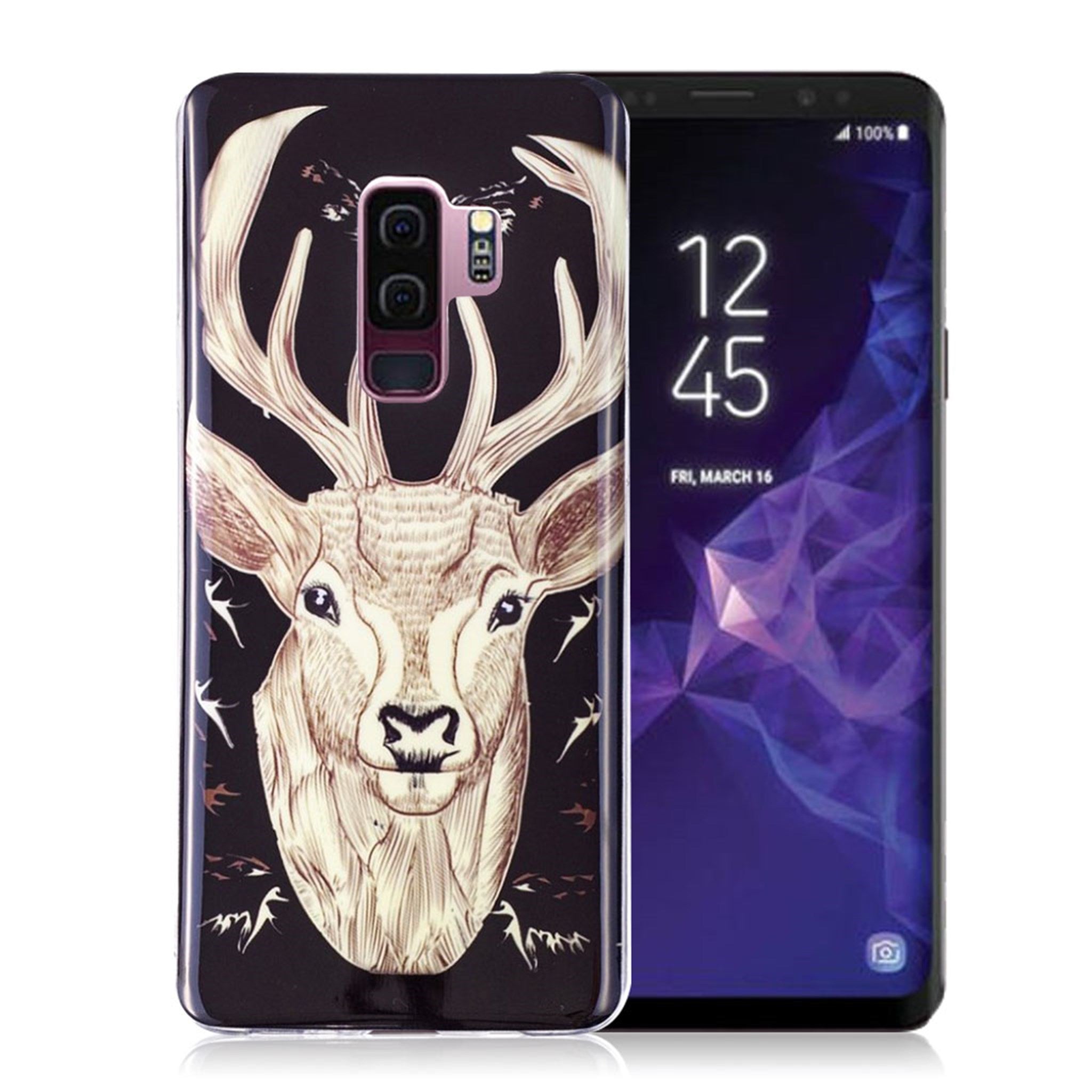 IMD Samsung Galaxy S9 Plus patterned case - Elk