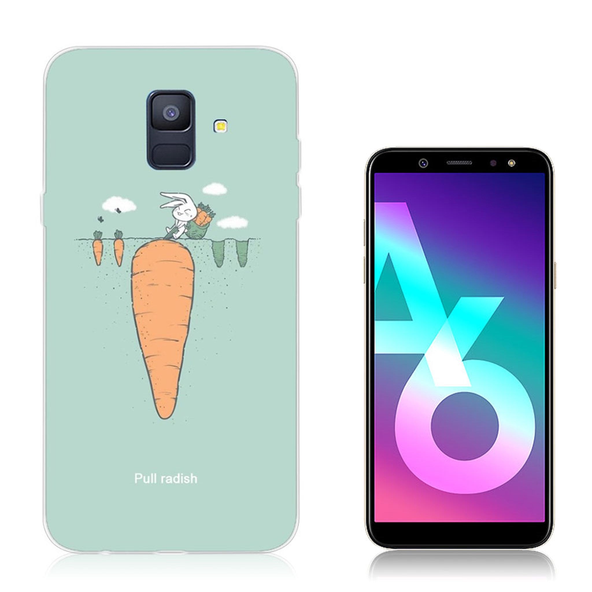 Samsung Galaxy A6 (2018) pattern printing case - Pull Radish
