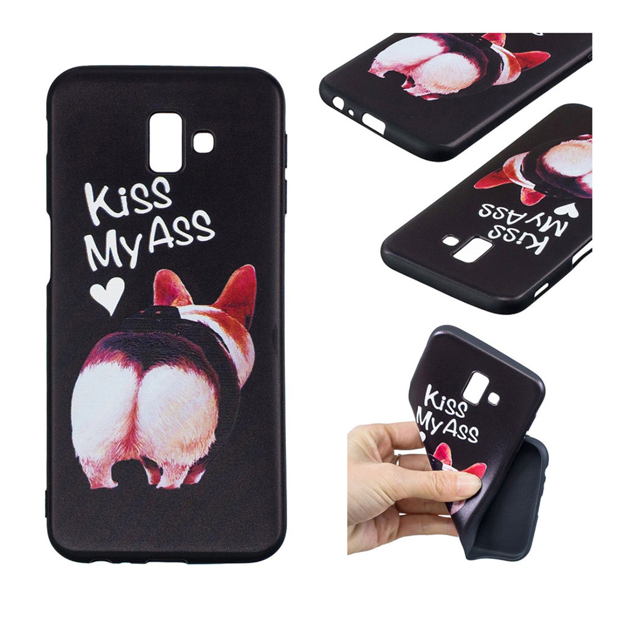 Samsung Galaxy J6 Plus (2018) patterned soft case - Kiss My Ass