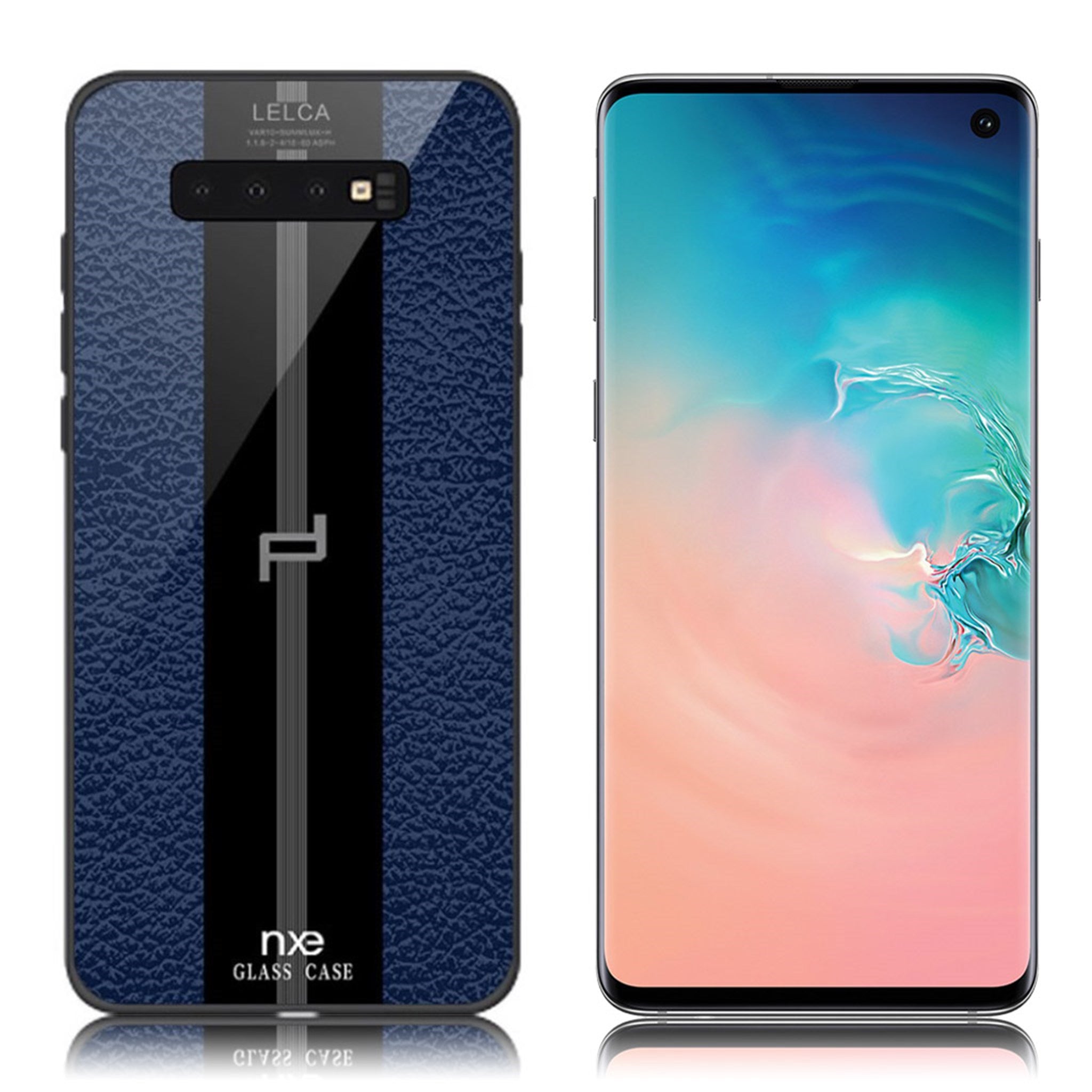 NXE LELCA Samsung Galaxy S10 pattern case - Blue