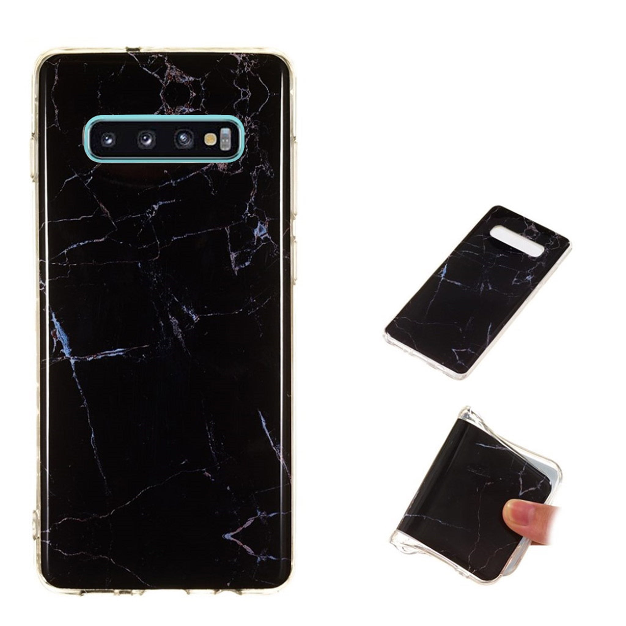 Samsung Galaxy S10 Plus marble pattern soft case - Style I