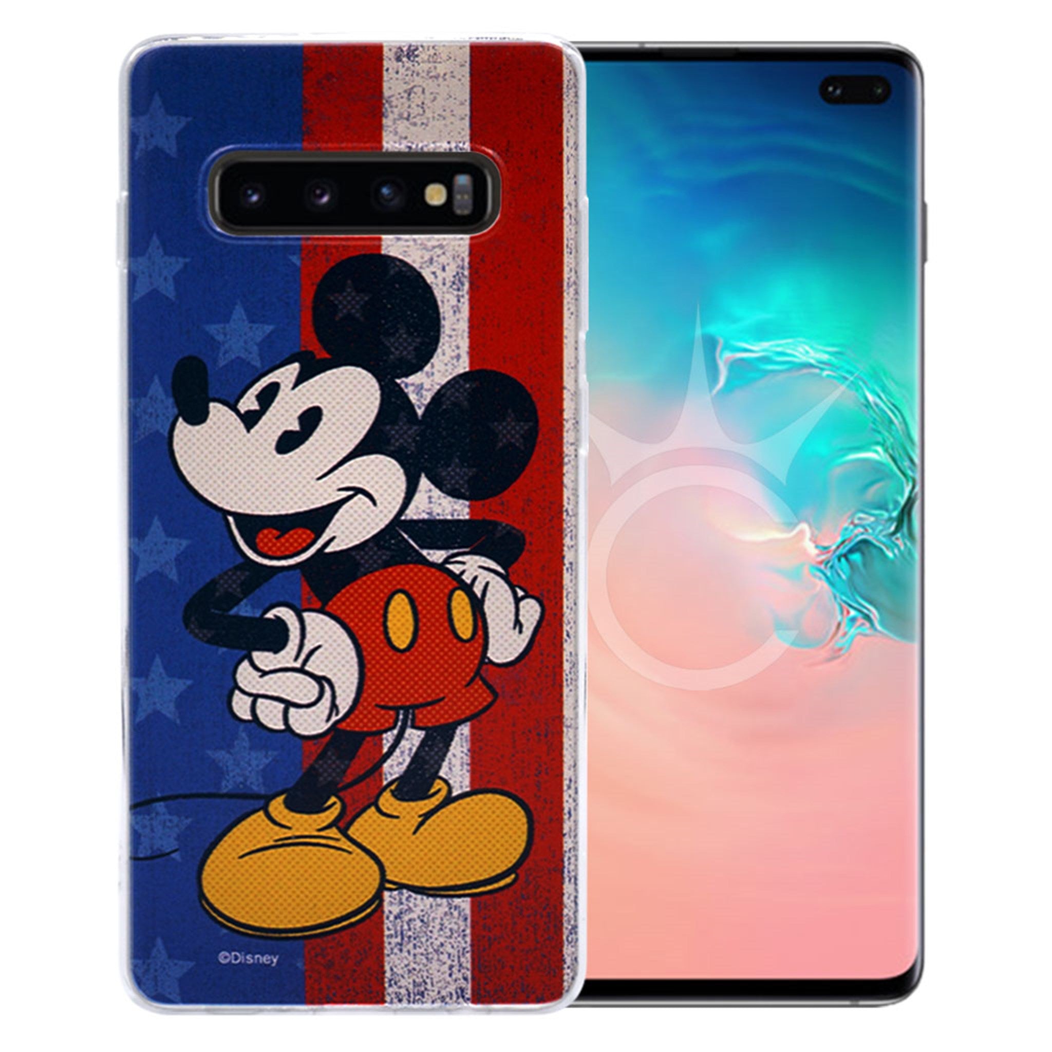 Mickey Mouse #21 Disney cover for Samsung Galaxy S10 Plus - Red