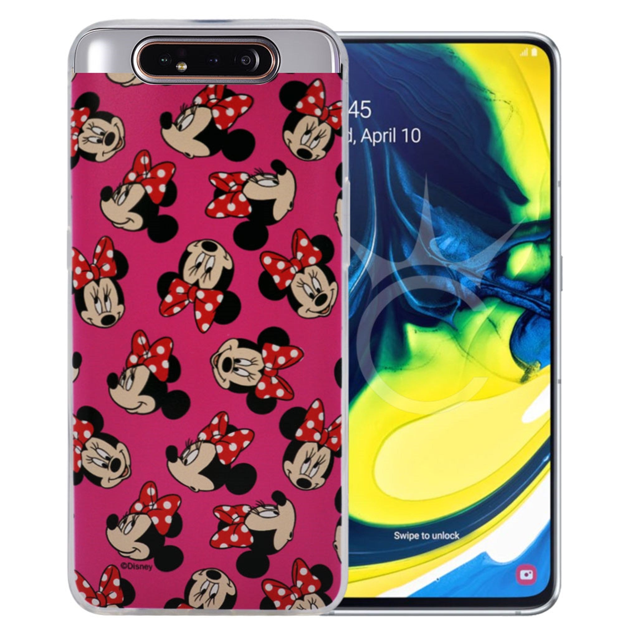 Minnie Mouse #19 Disney cover for Samsung Galaxy A80 - Pink