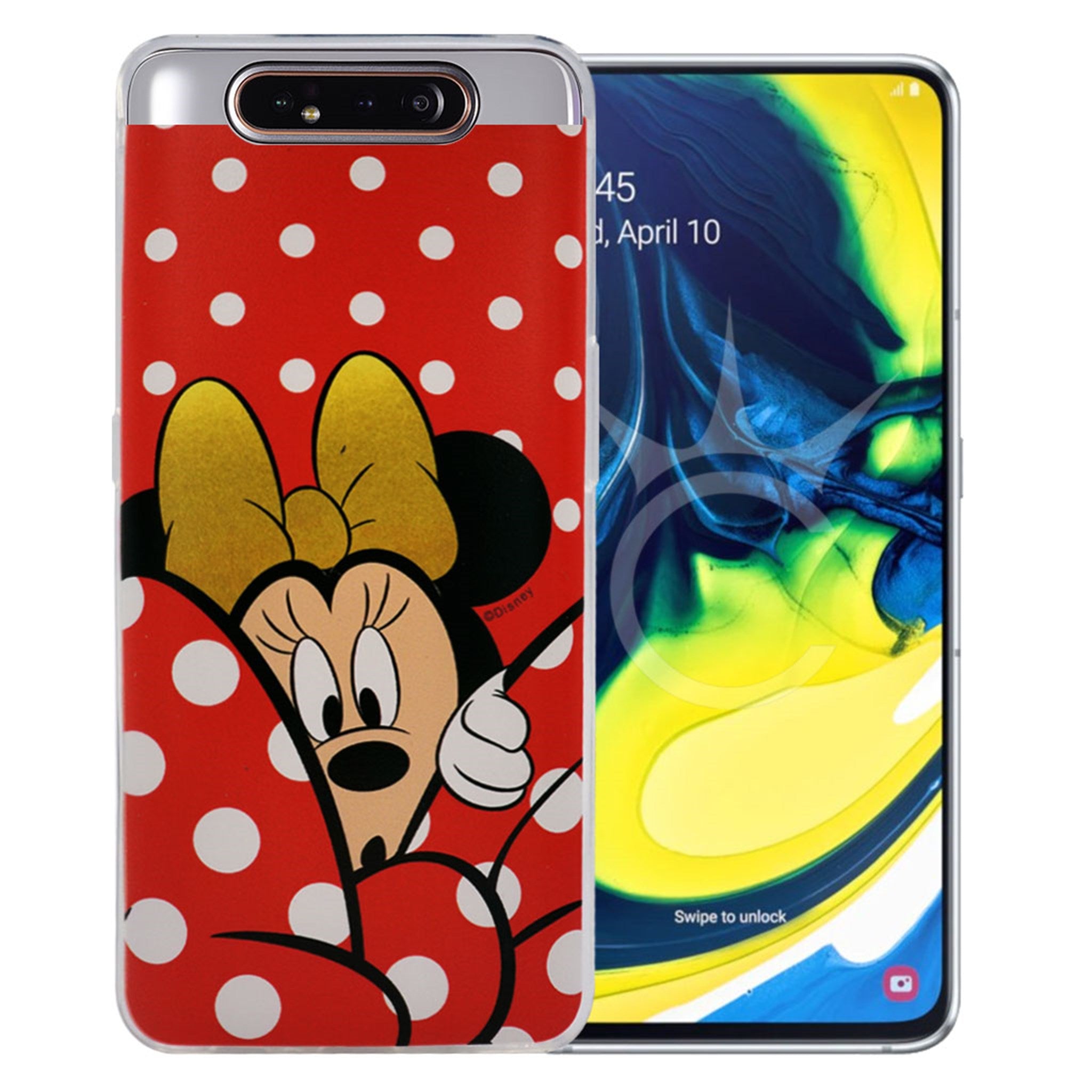 Minnie Mouse #15 Disney cover for Samsung Galaxy A80 - Red