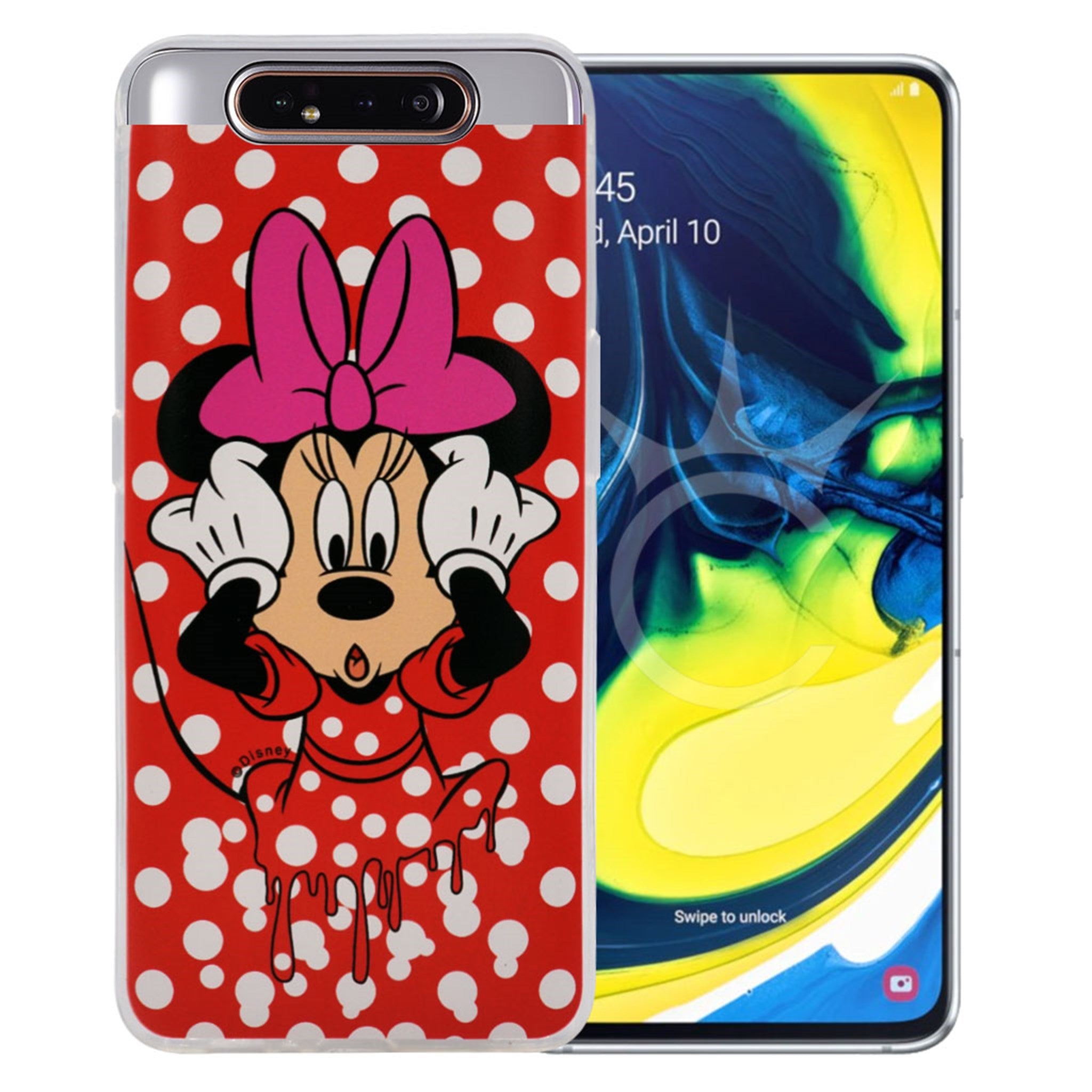 Minnie Mouse #16 Disney cover for Samsung Galaxy A80 - Red