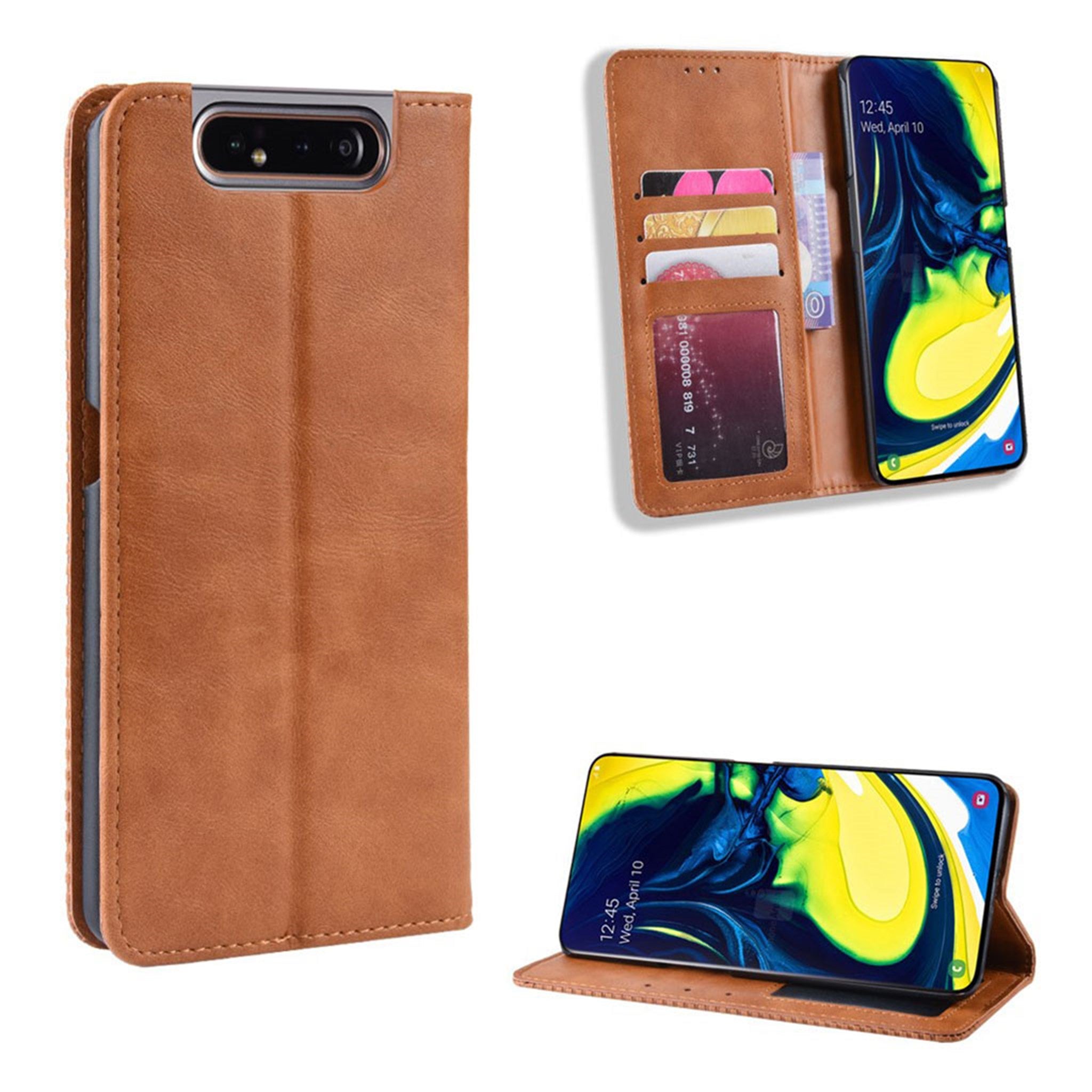 Bofink Vintage Samsung Galaxy A80 leather case - Brown