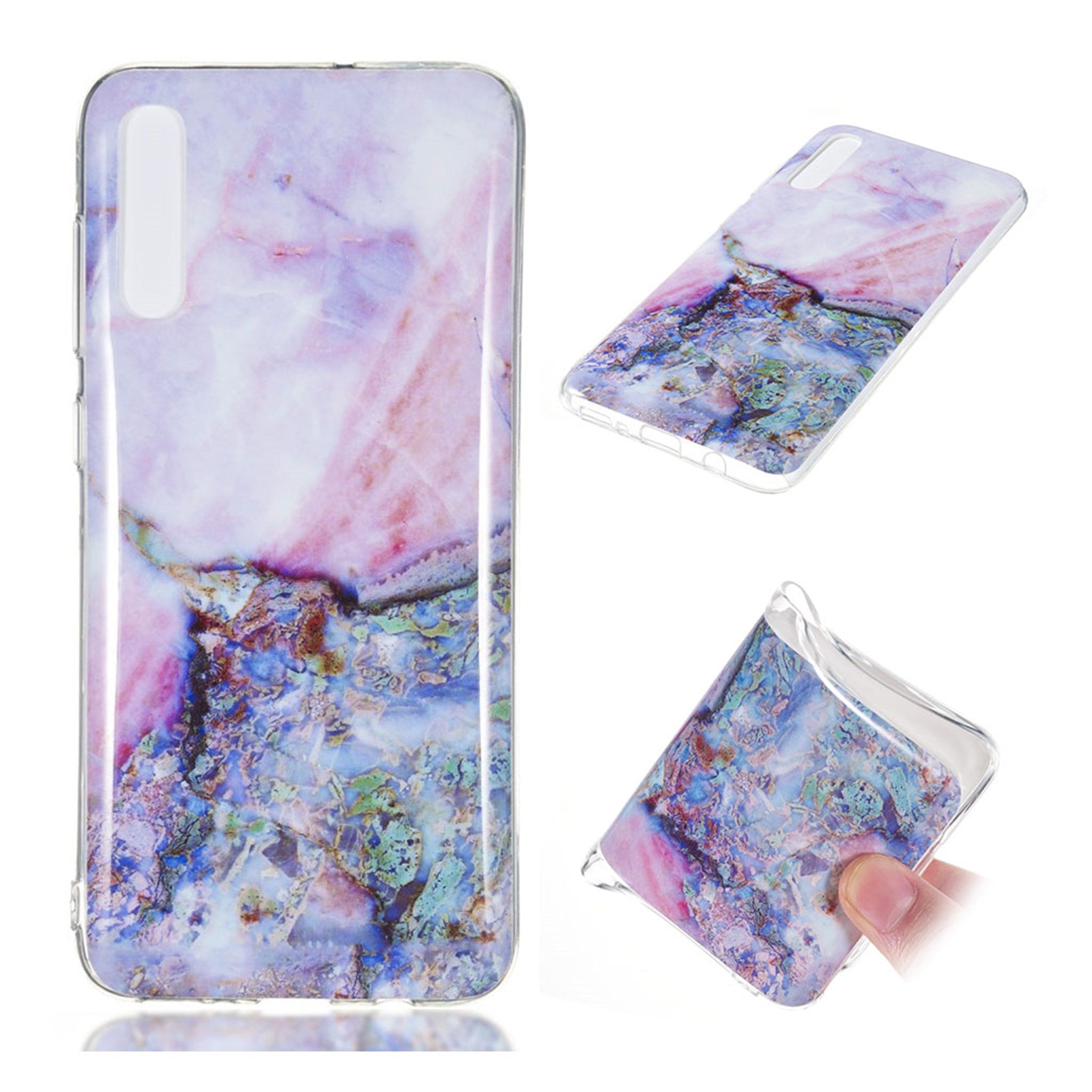 Samsung Galaxy A70 marble pattern case - Style J