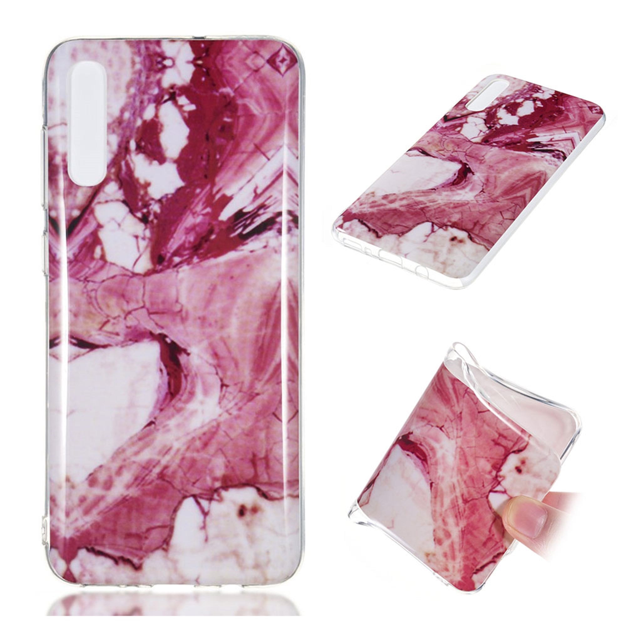 Samsung Galaxy A70 marble pattern gel case - Style G