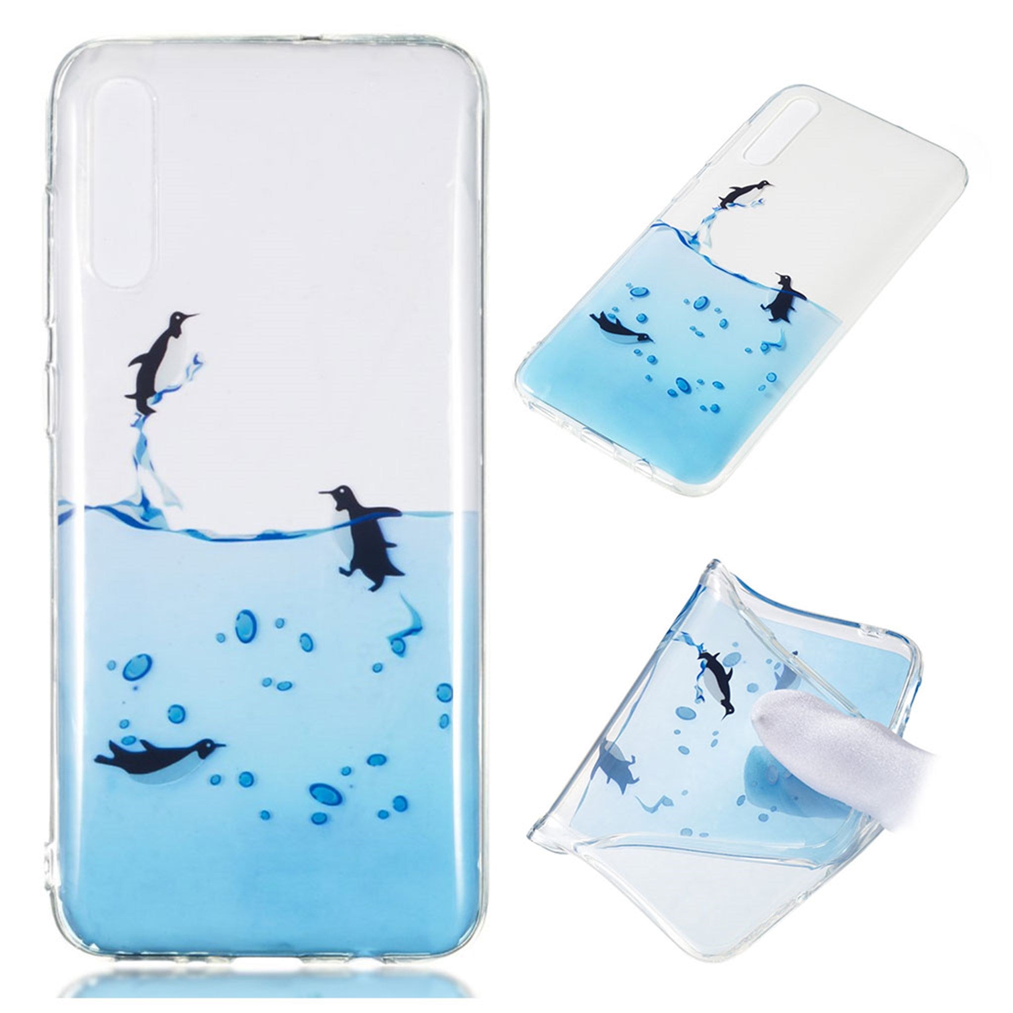 Samsung Galaxy A70 pattern case - Penguin