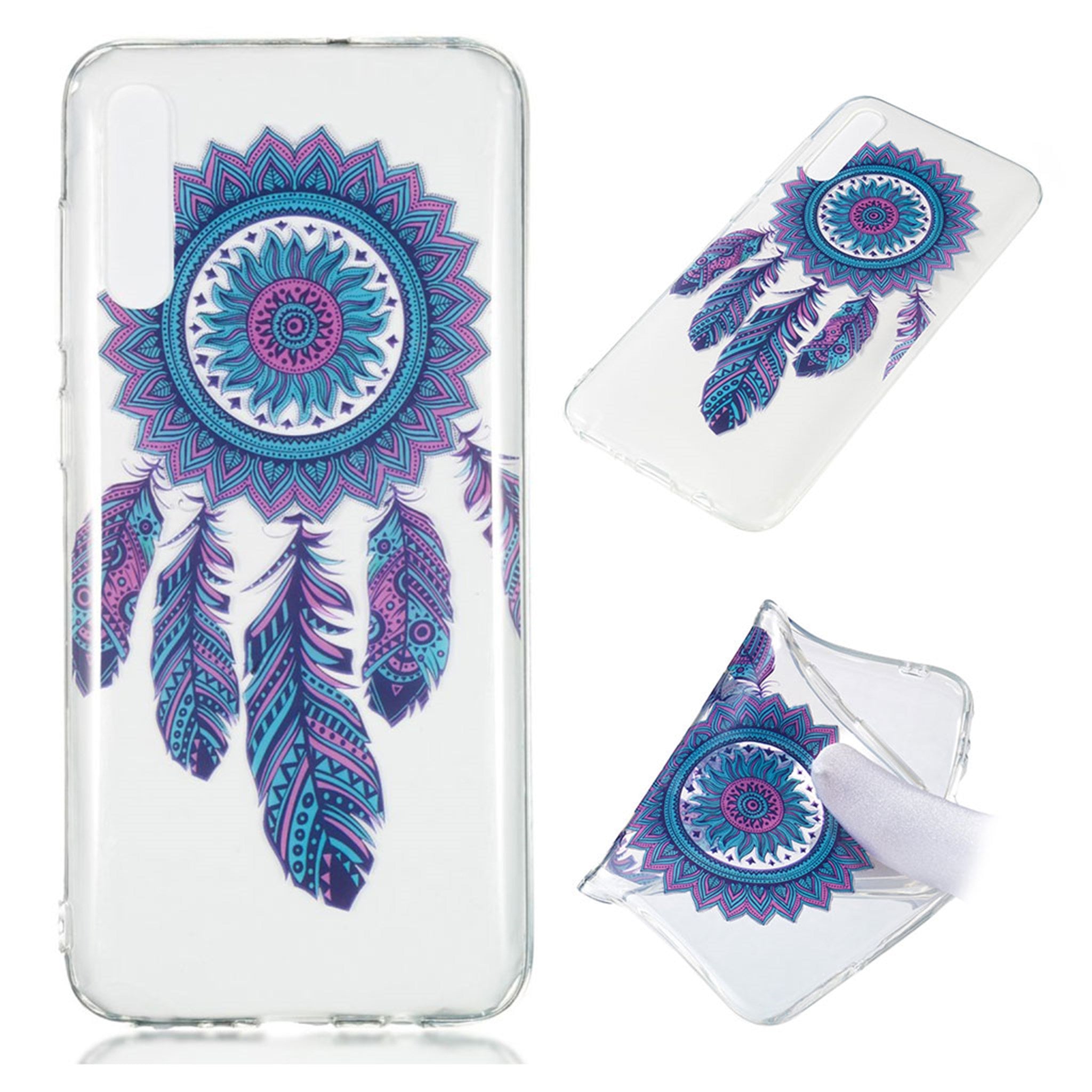 Samsung Galaxy A70 pattern case - Feather Dream Catcher