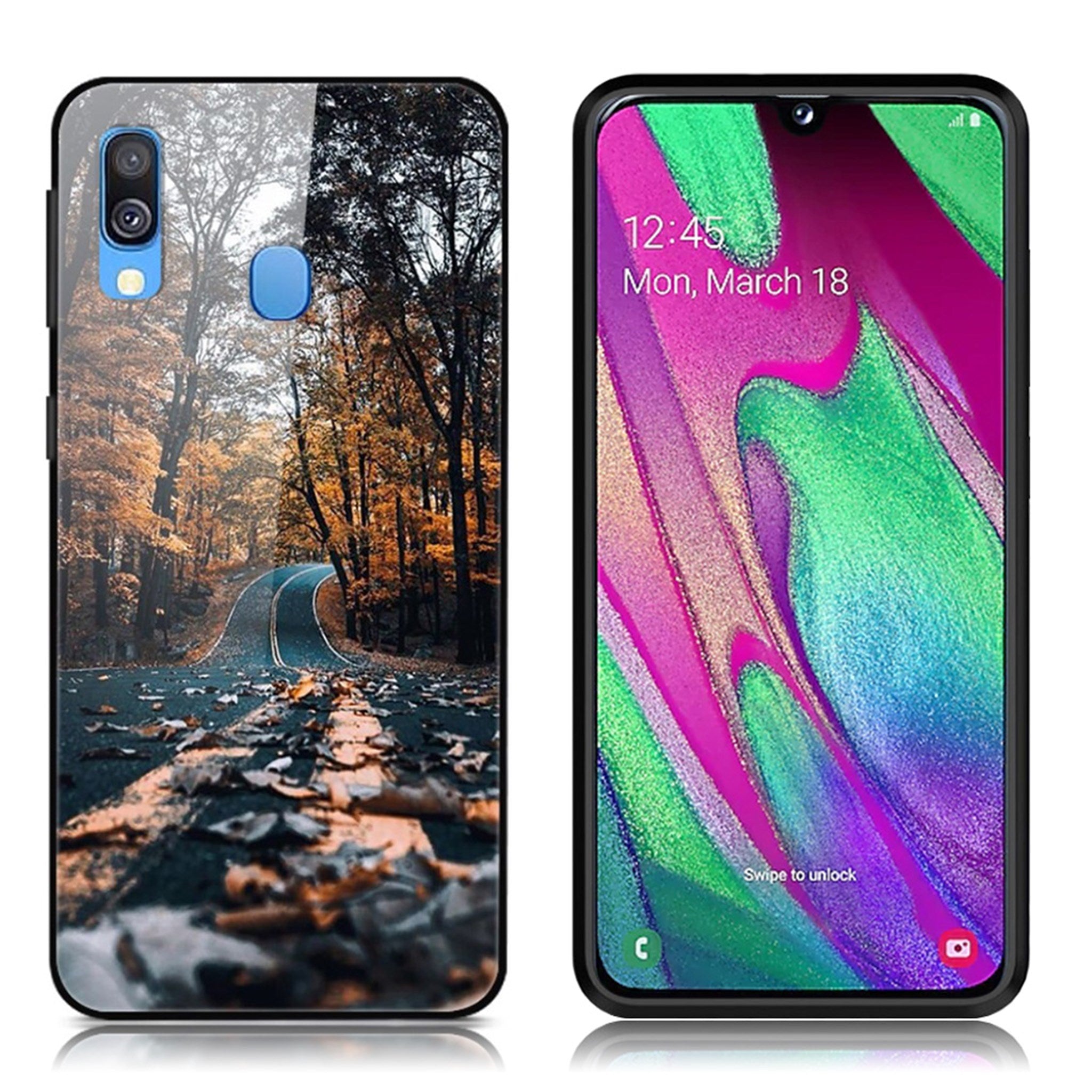 Fantasy Samsung Galaxy A40 cover - Forest Road